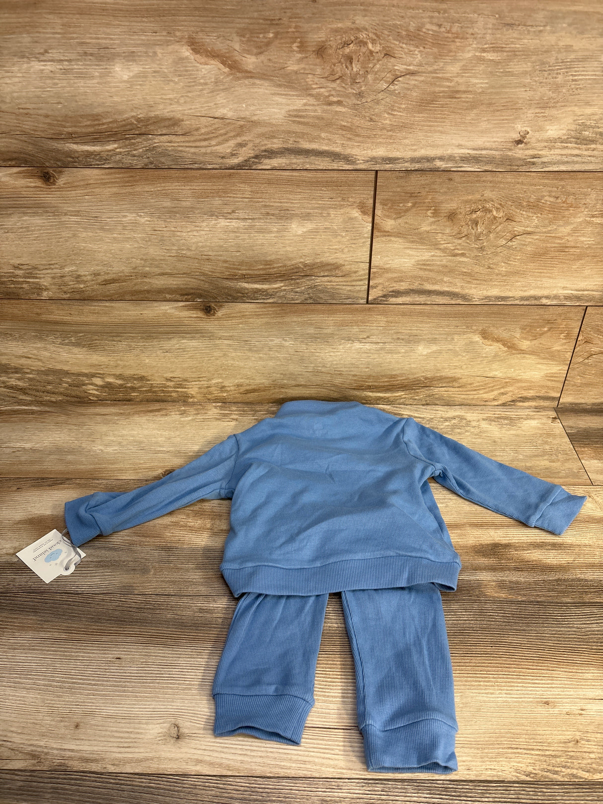 NEW Cloud Island 2pc Quarter-Zip Sweatshirt & Pants Set Blue sz 18m