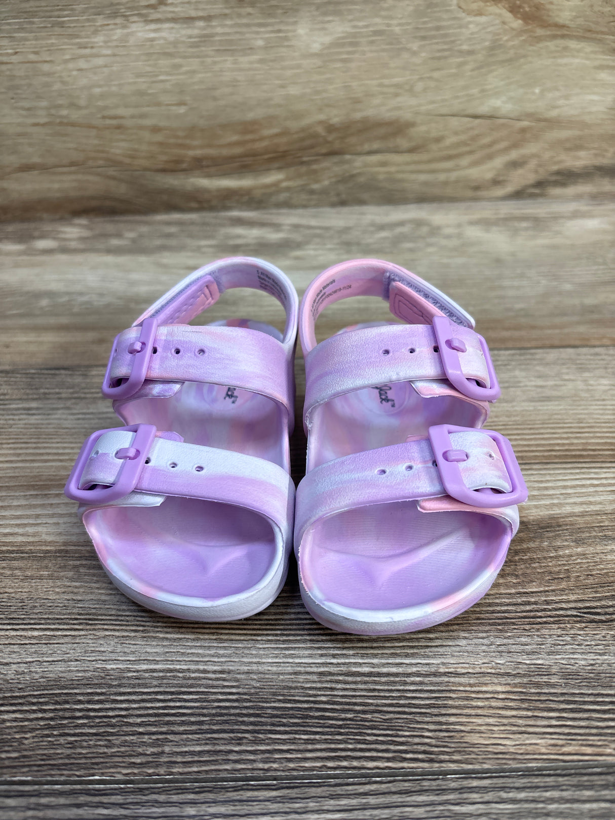 Cat & Jack Double Buckle Sandal Purple sz 5c