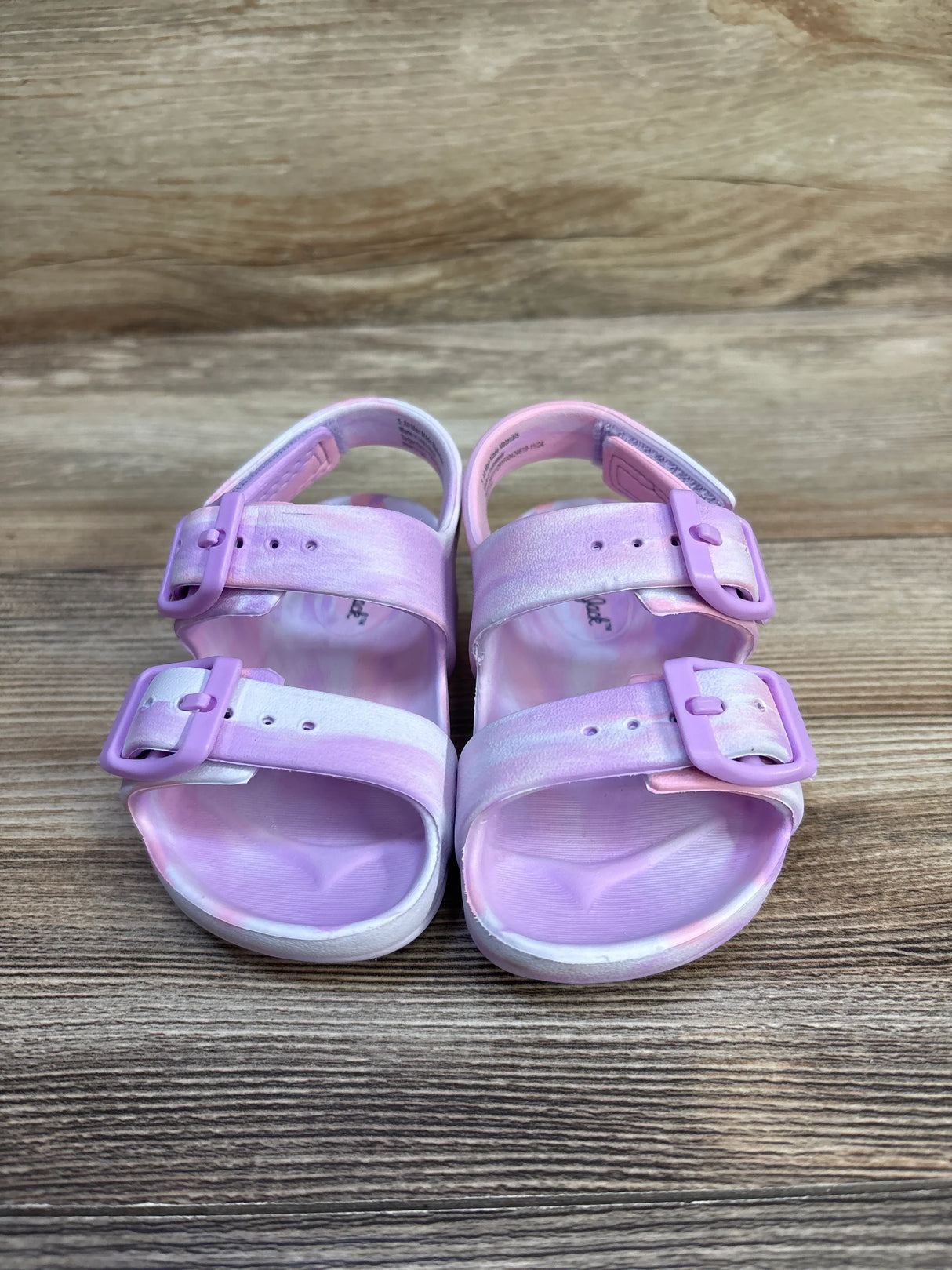 Cat & Jack Double Buckle Sandal Purple sz 5c