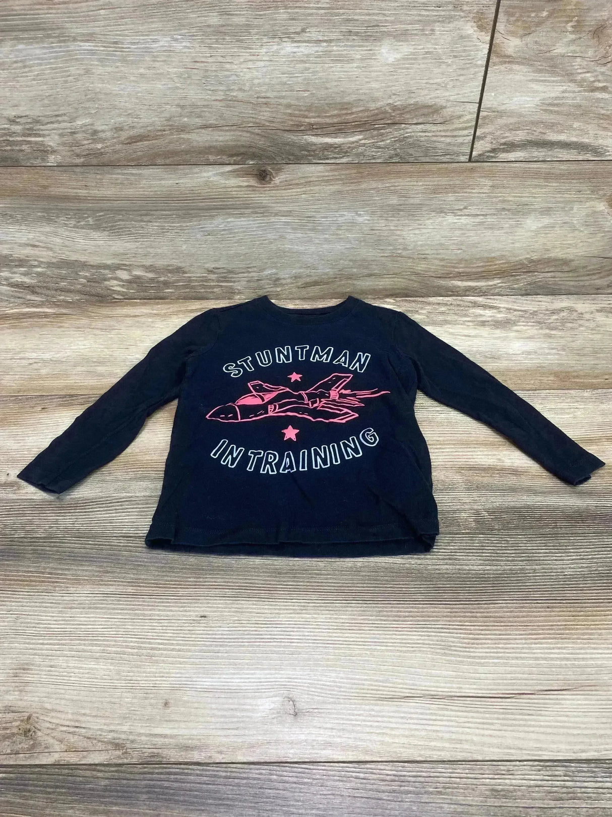 Oshkosh Stuntman In Training Shirt Black sz 2T - Me n Mommy To Be
