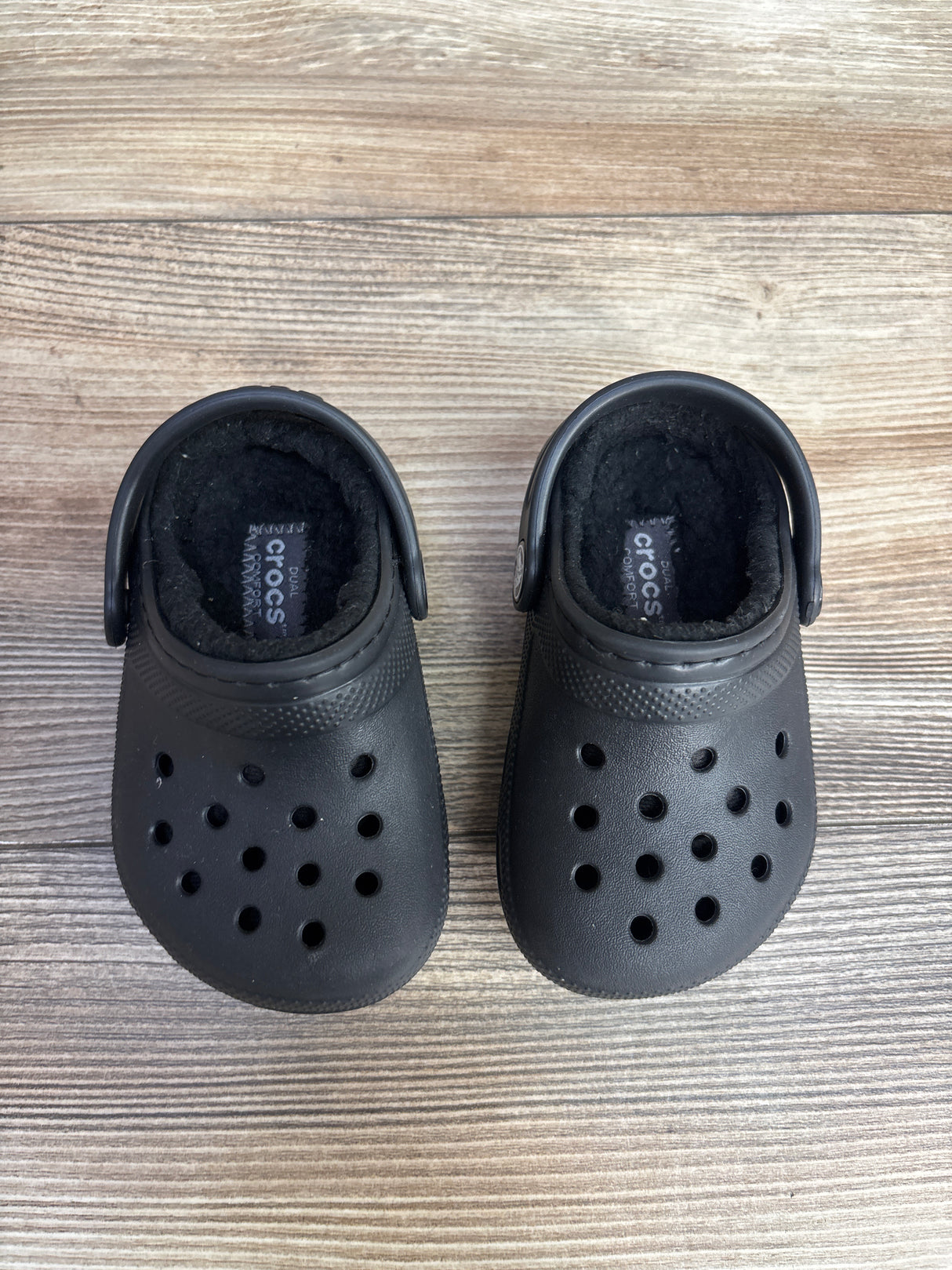 Crocs Classic Lined Clogs Black sz 5c