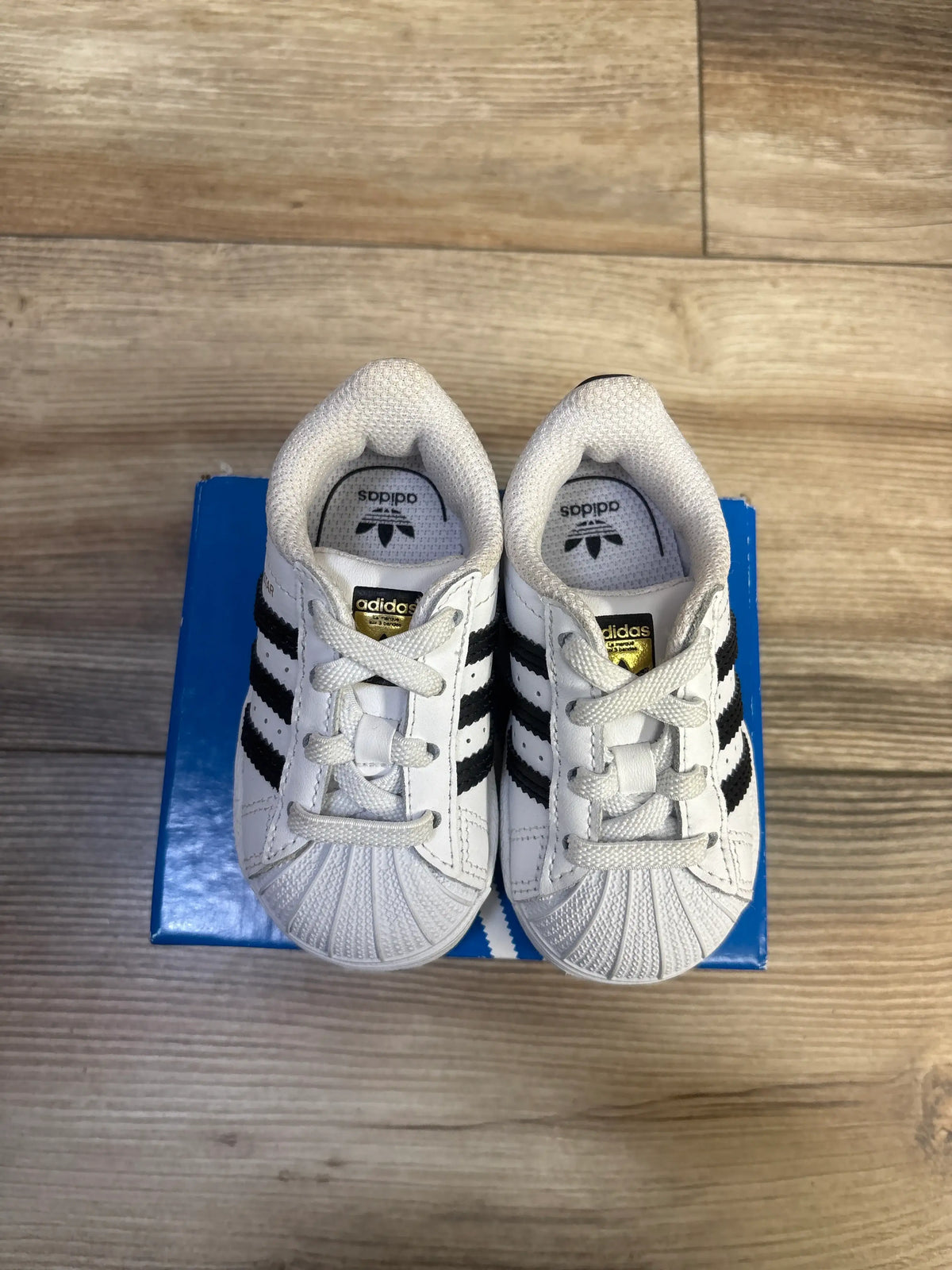 Adidas Superstar El I Sneakers White sz 4c