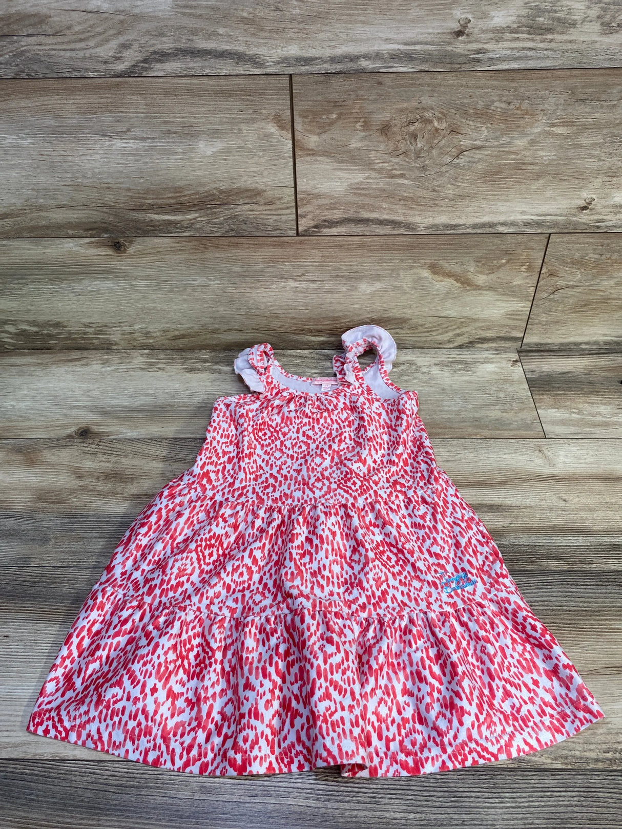 Tommy Bahama Sleeveless Tiered Dress Red sz 3T