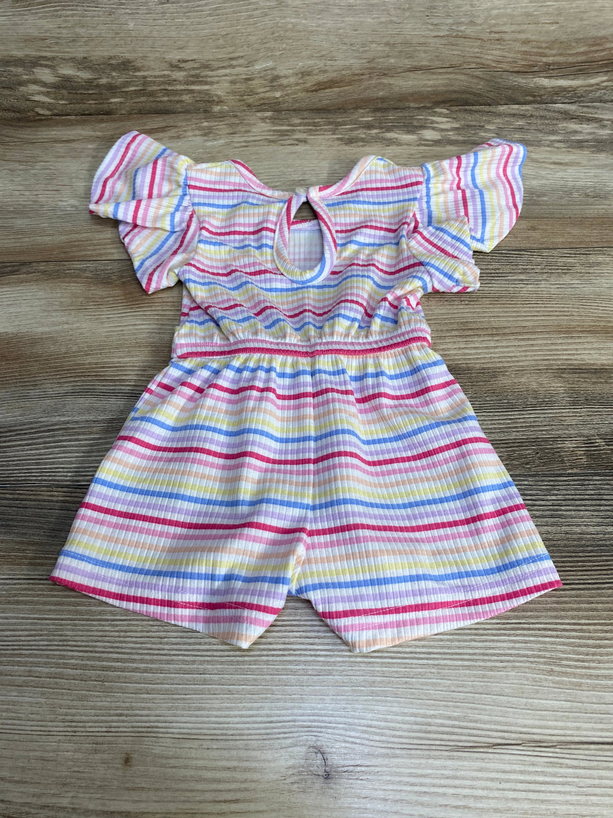 Picapino Striped Romper Pink sz 3-6m - Me n Mommy To Be