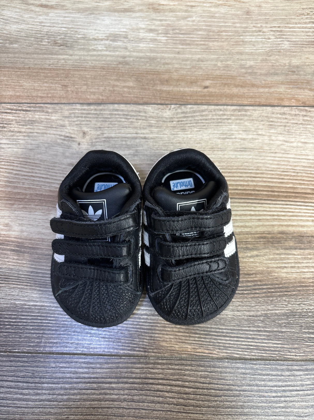 Adidas Superstar II Comfort Closure Sneakers Black sz 2c