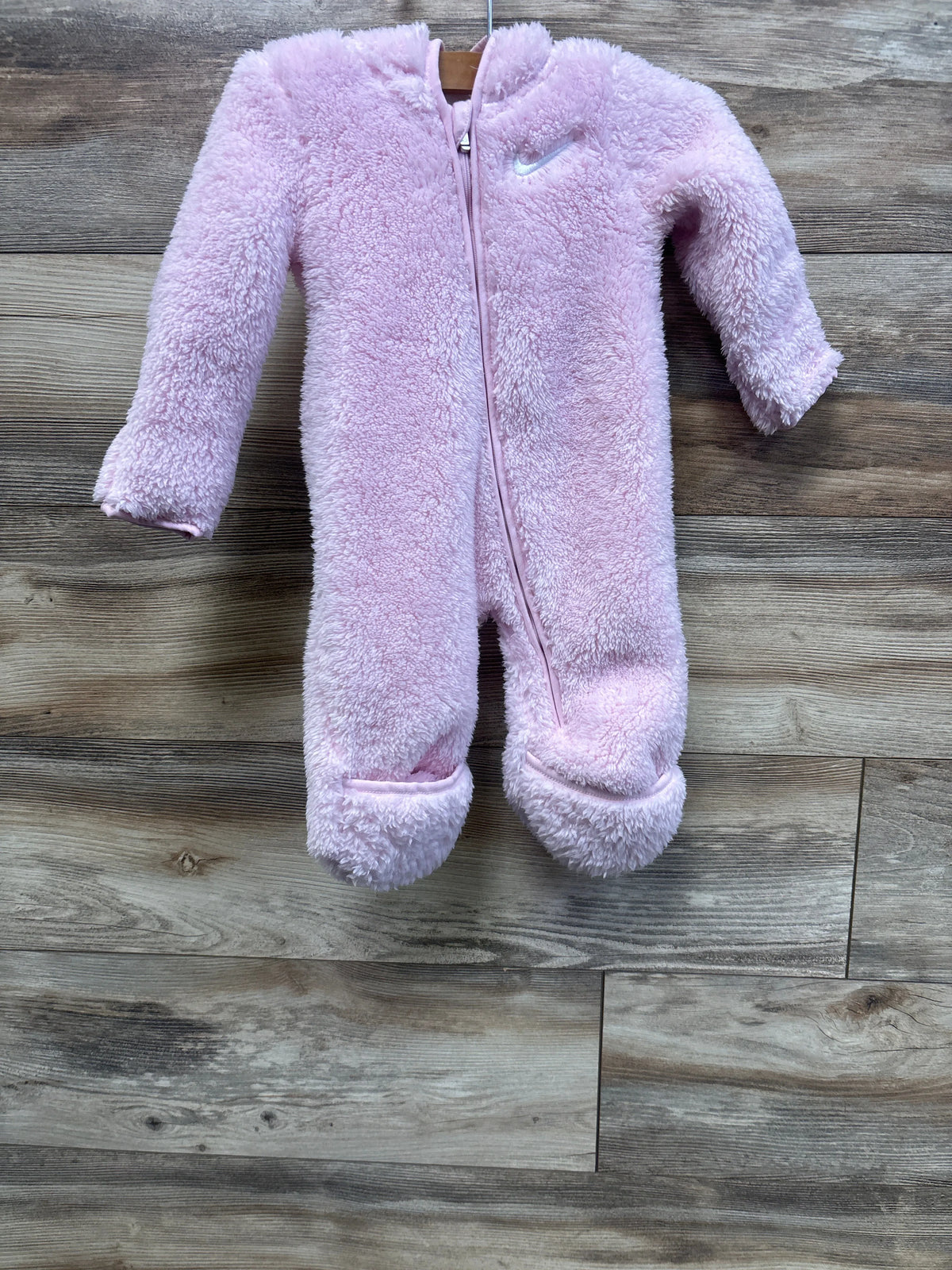 Nike Sherpa Hooded Coverall Pink sz 6m