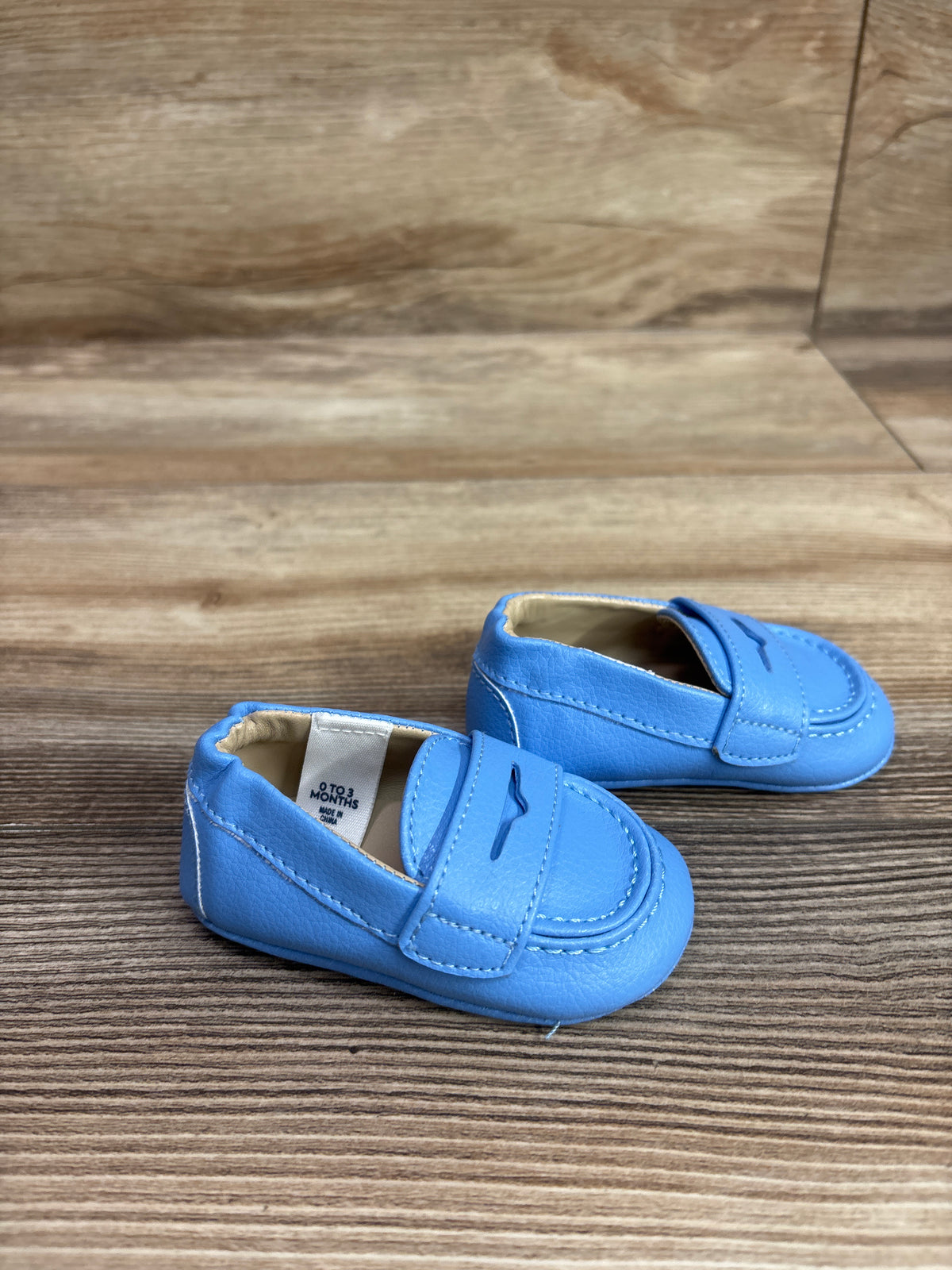 Janie & Jack Penny Loafer Shoes Blue sz 1/2c