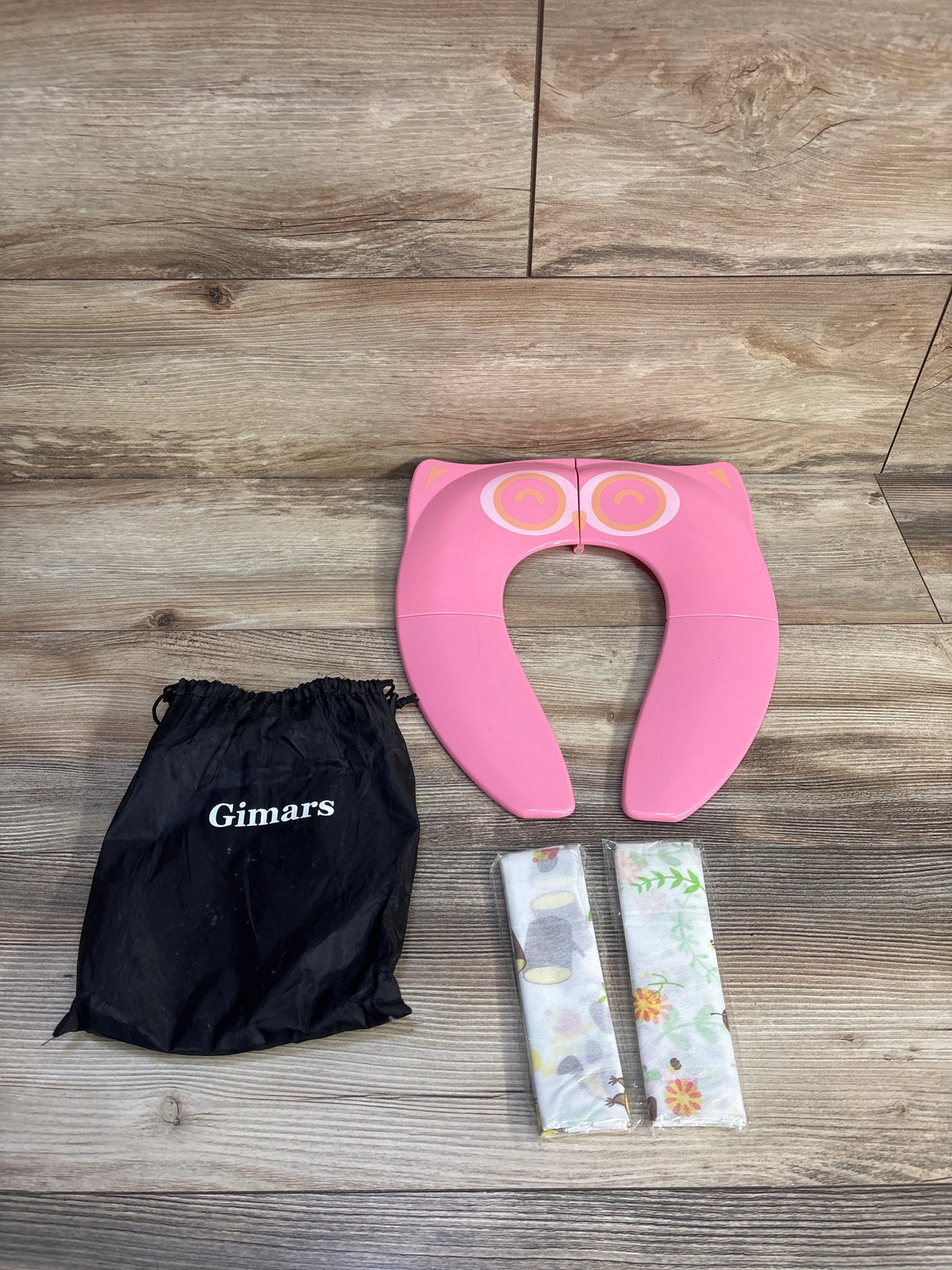 Gimars Foldable Travel Potty Seat - Pink