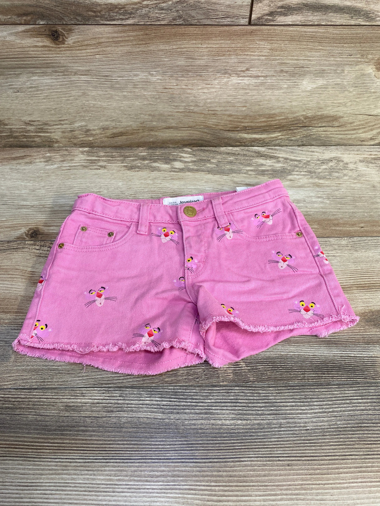 Desigual Pink Panther Shorts Pink sz 5/6 - Me n Mommy To Be
