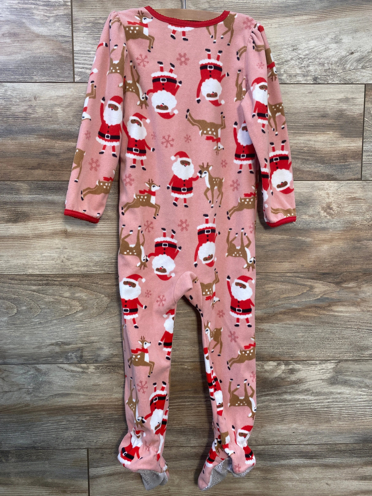 Just One You Santa Blanket Sleeper Pink sz 4T - Me n Mommy To Be