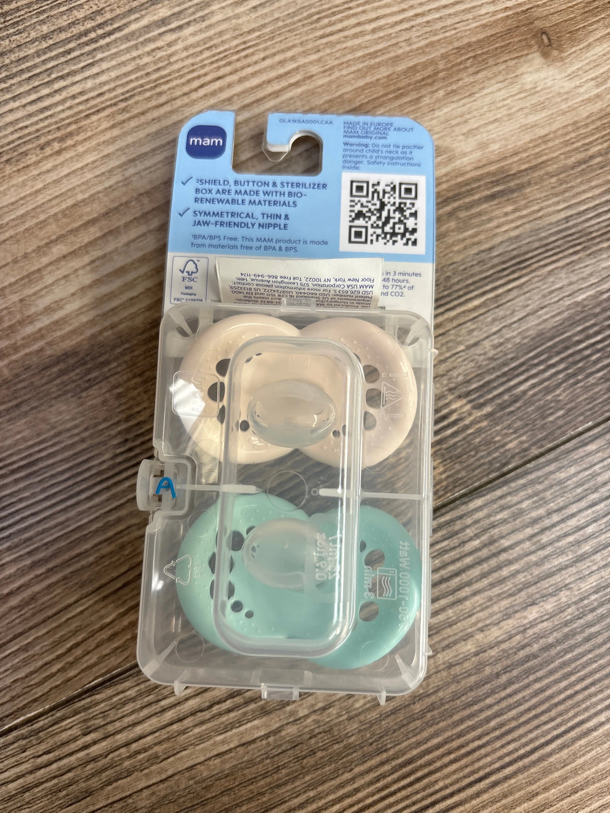 NEW MAM Original Night Pacifiers 2pk sz 6-16m - Me n Mommy To Be