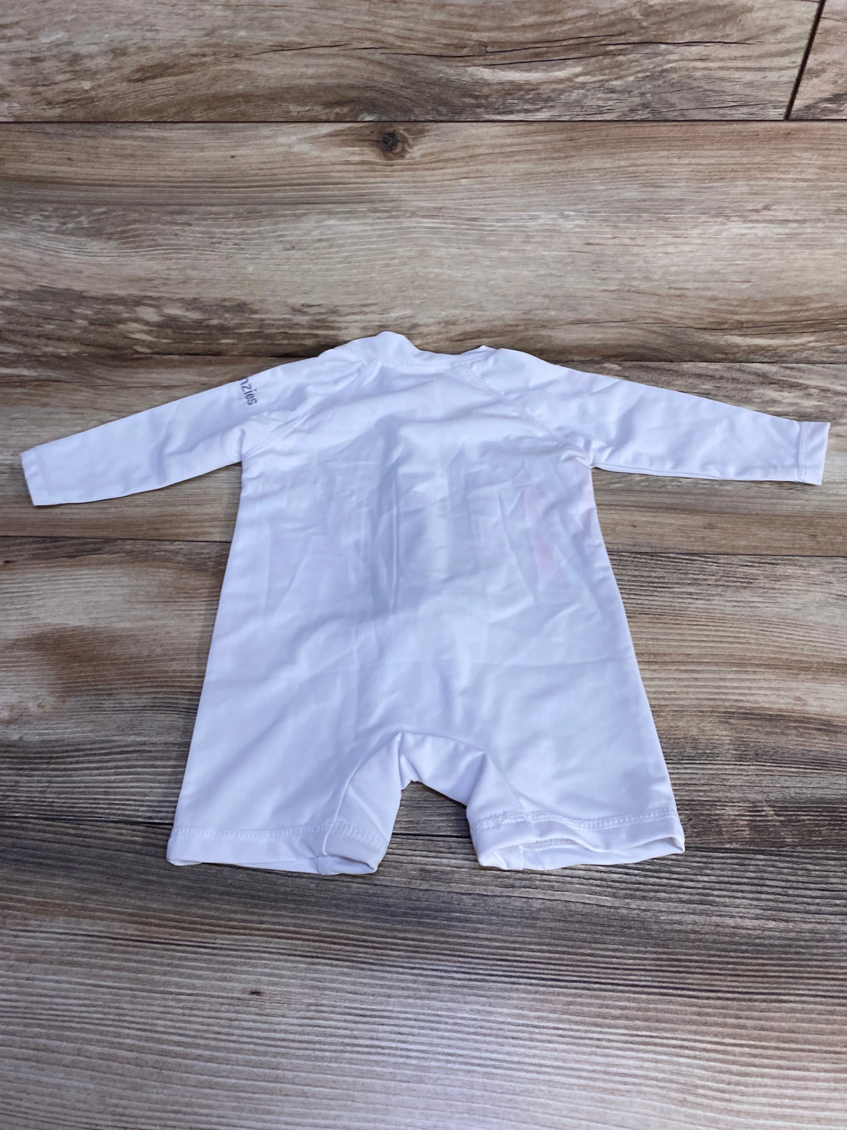 Funzies Rashguard Swimsuit White sz 6-12m - Me n Mommy To Be