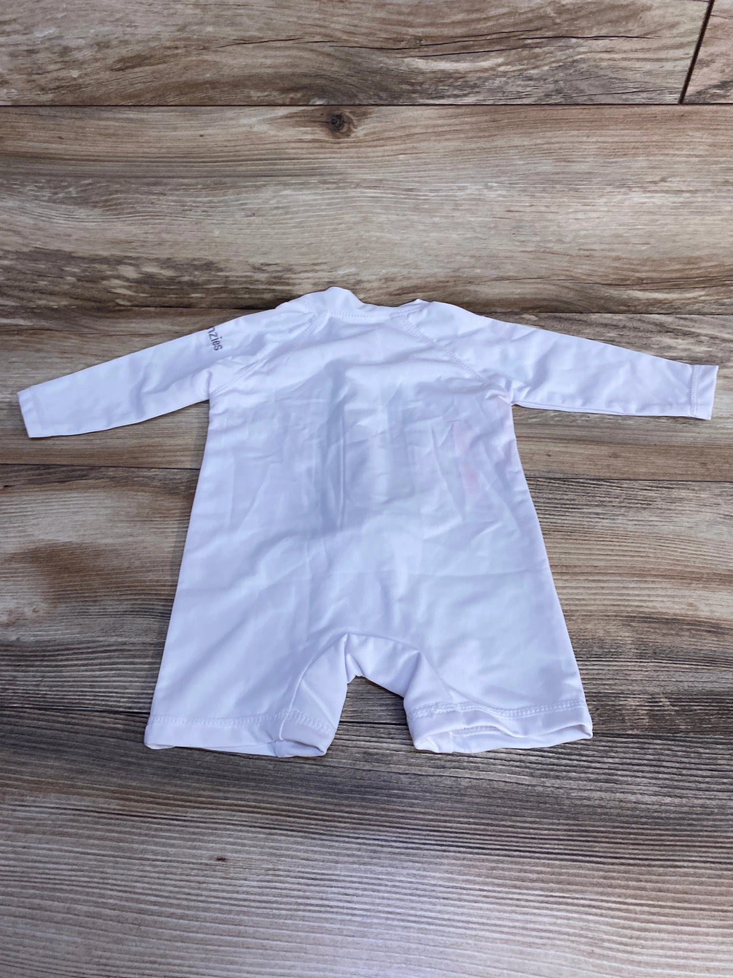 Funzies Rashguard Swimsuit White sz 6-12m - Me n Mommy To Be