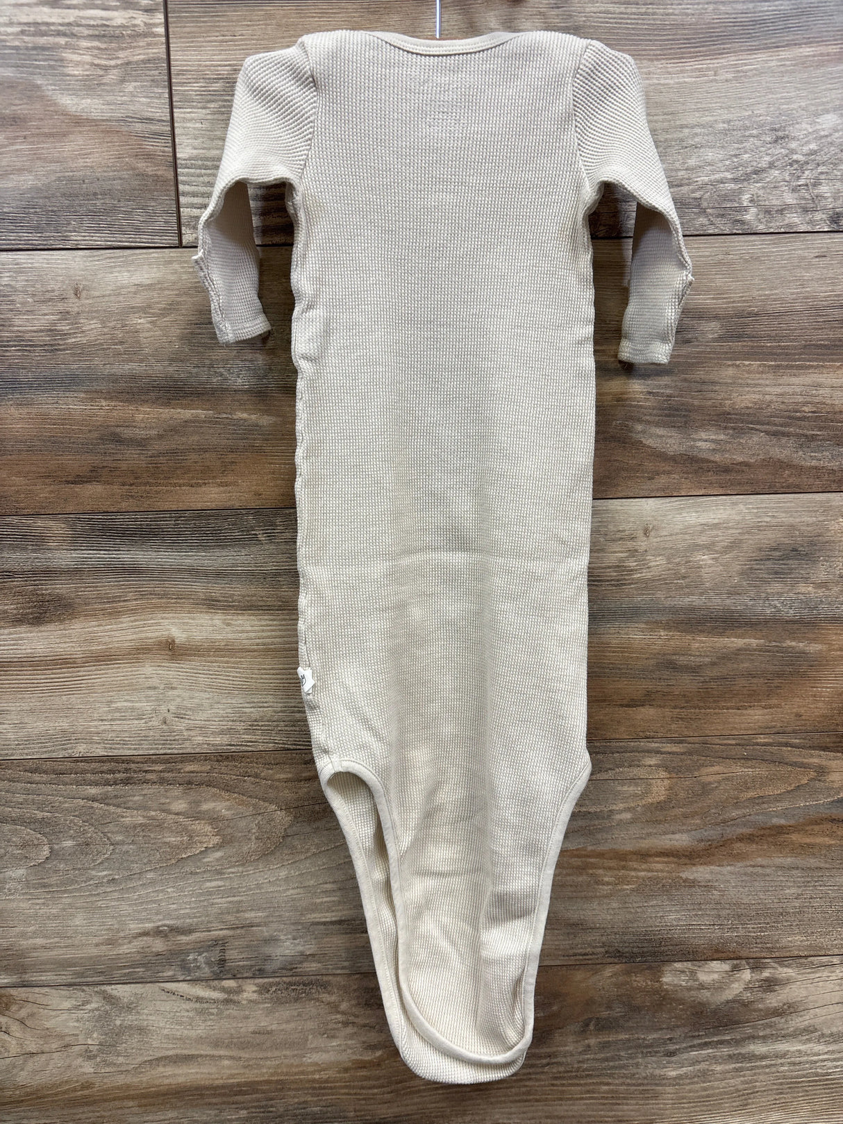 Tiny Kind Waffle Knit Knotted Gown Tan sz 0-3m