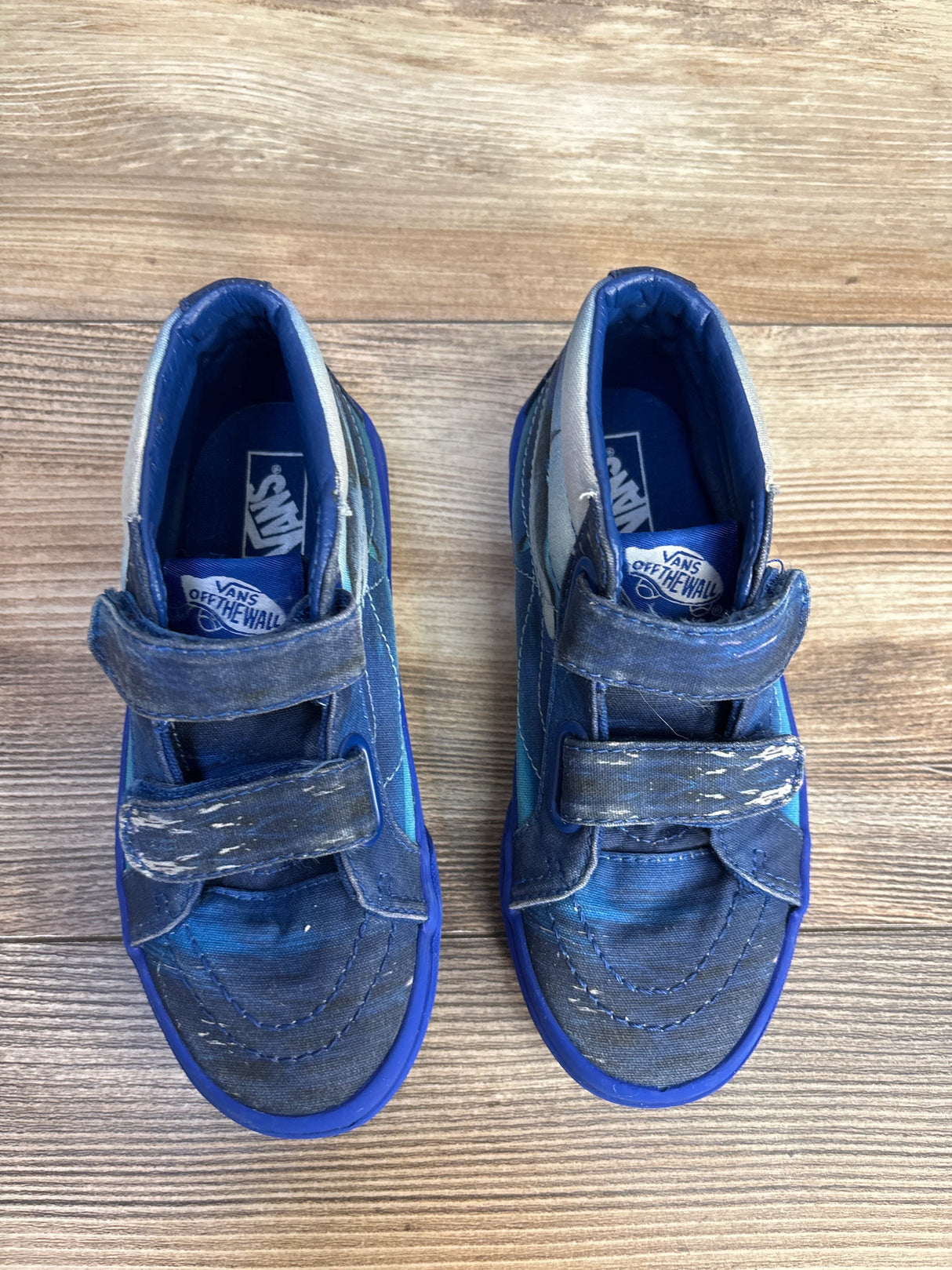 Vans Sk8-Mid Reissue V Discovery Shark Week, Blue sz 13c