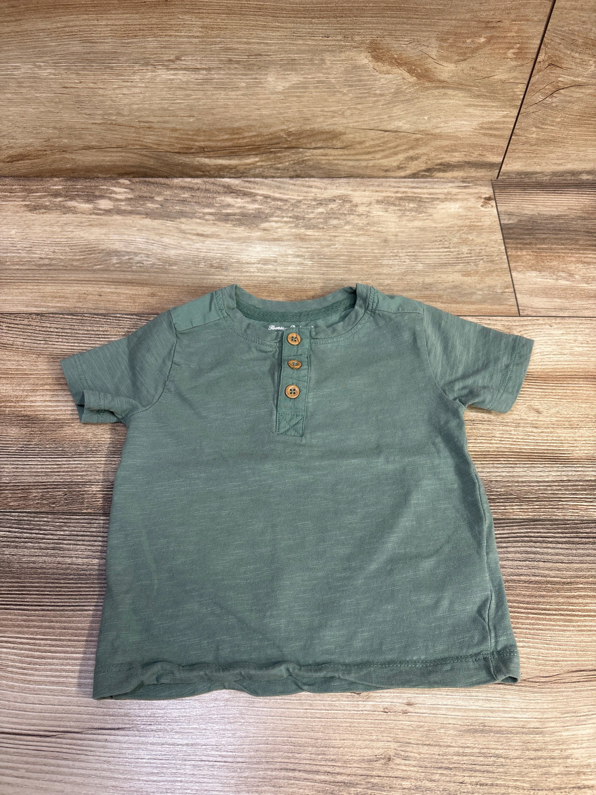 Tommy Bahama Henley Shirt Green sz 18m