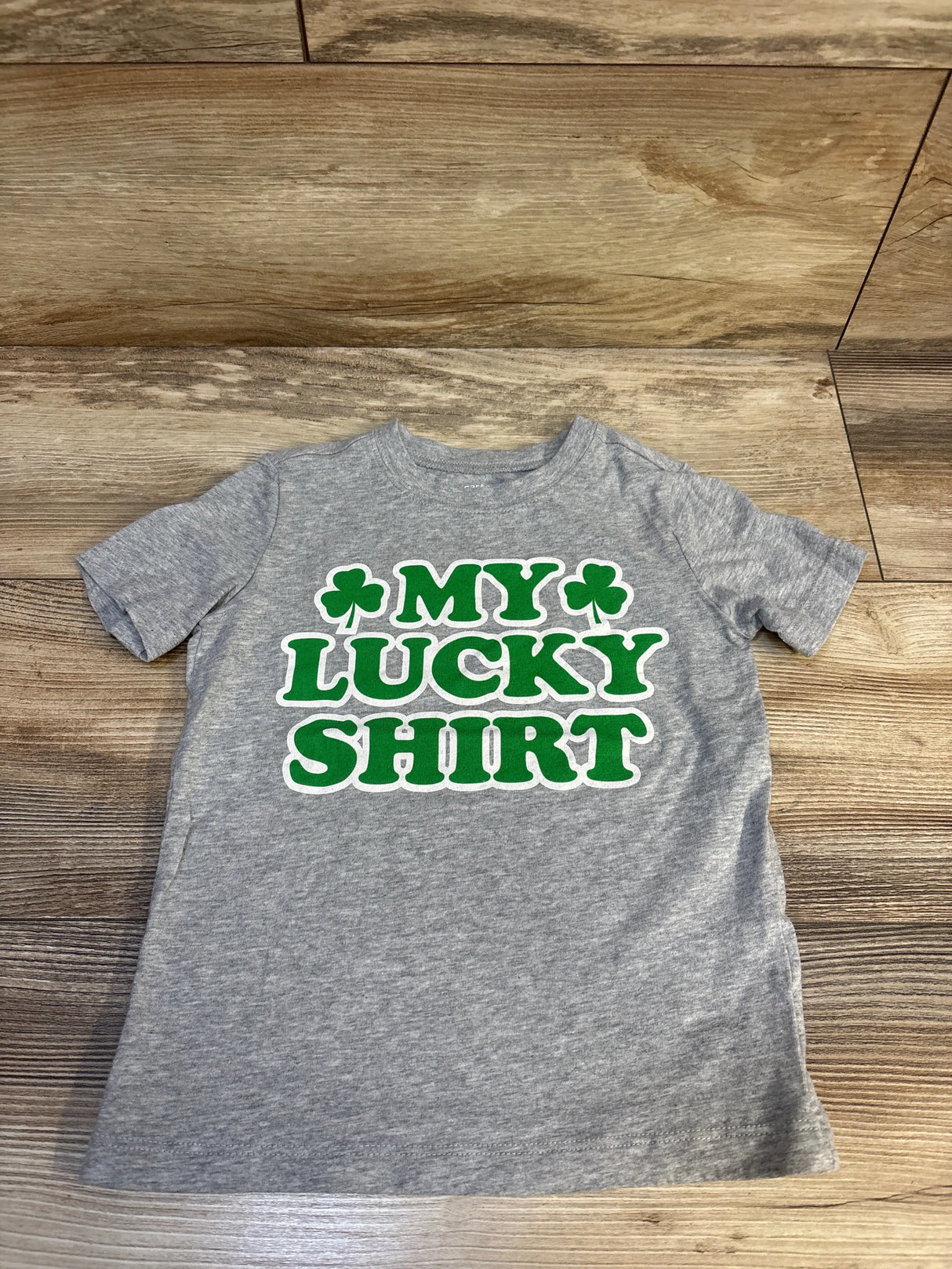 Carter's My Lucky Shirt Grey sz 3T