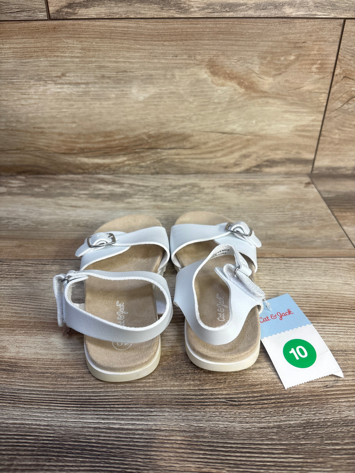 NEW Cat & Jack Shaelyn Sandals White sz 10c