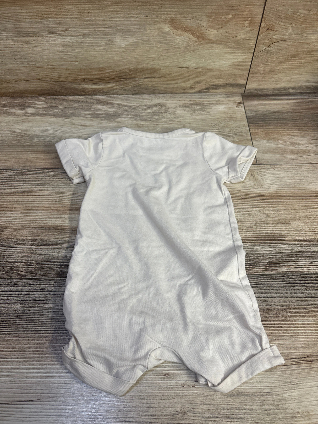 Cat & Jack 'Oh, Hey Boo!' Shortie Romper Ivory sz 3-6m