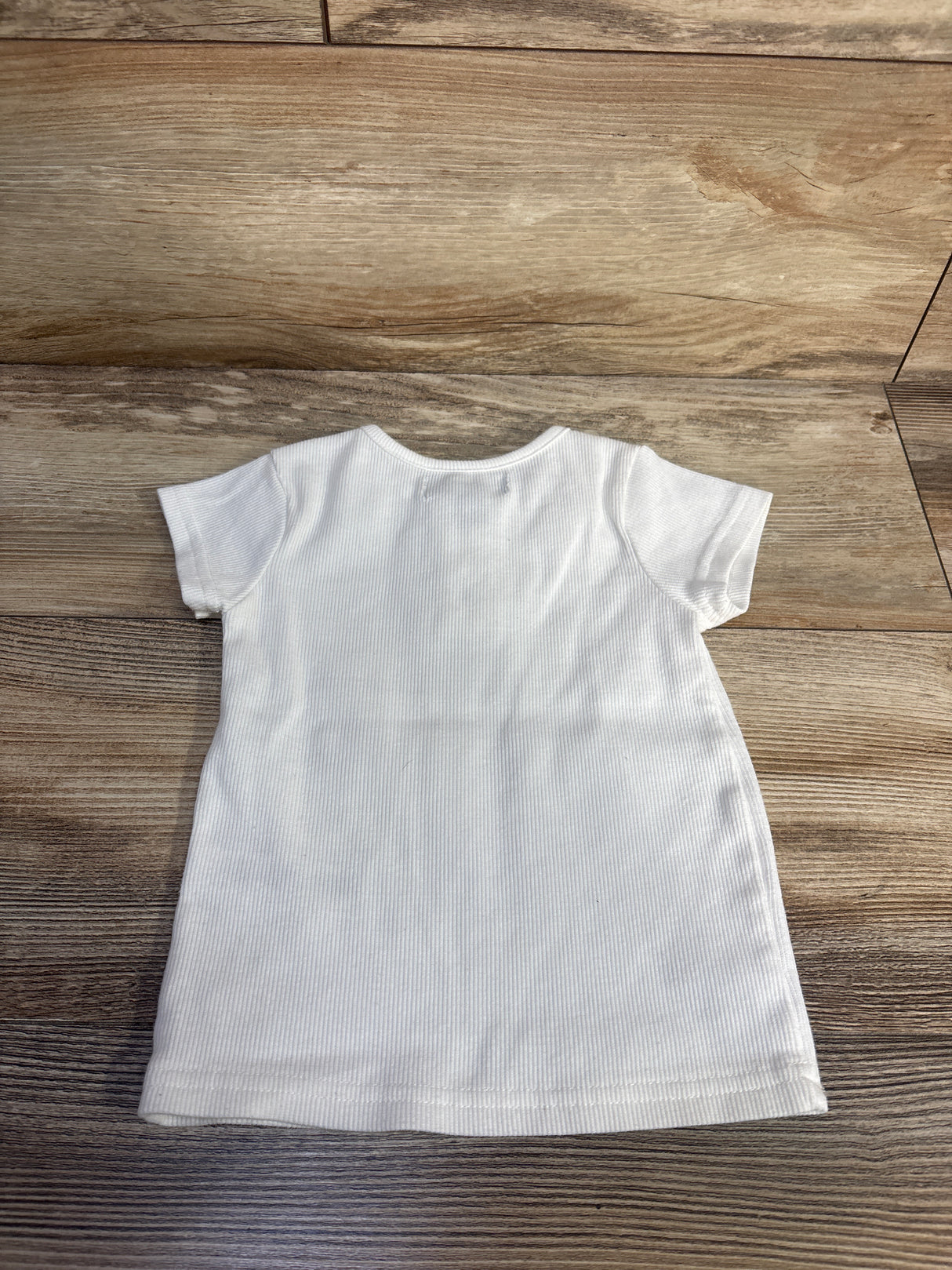 7 For All Mankind Ribbed Henley Shirt White sz 24m