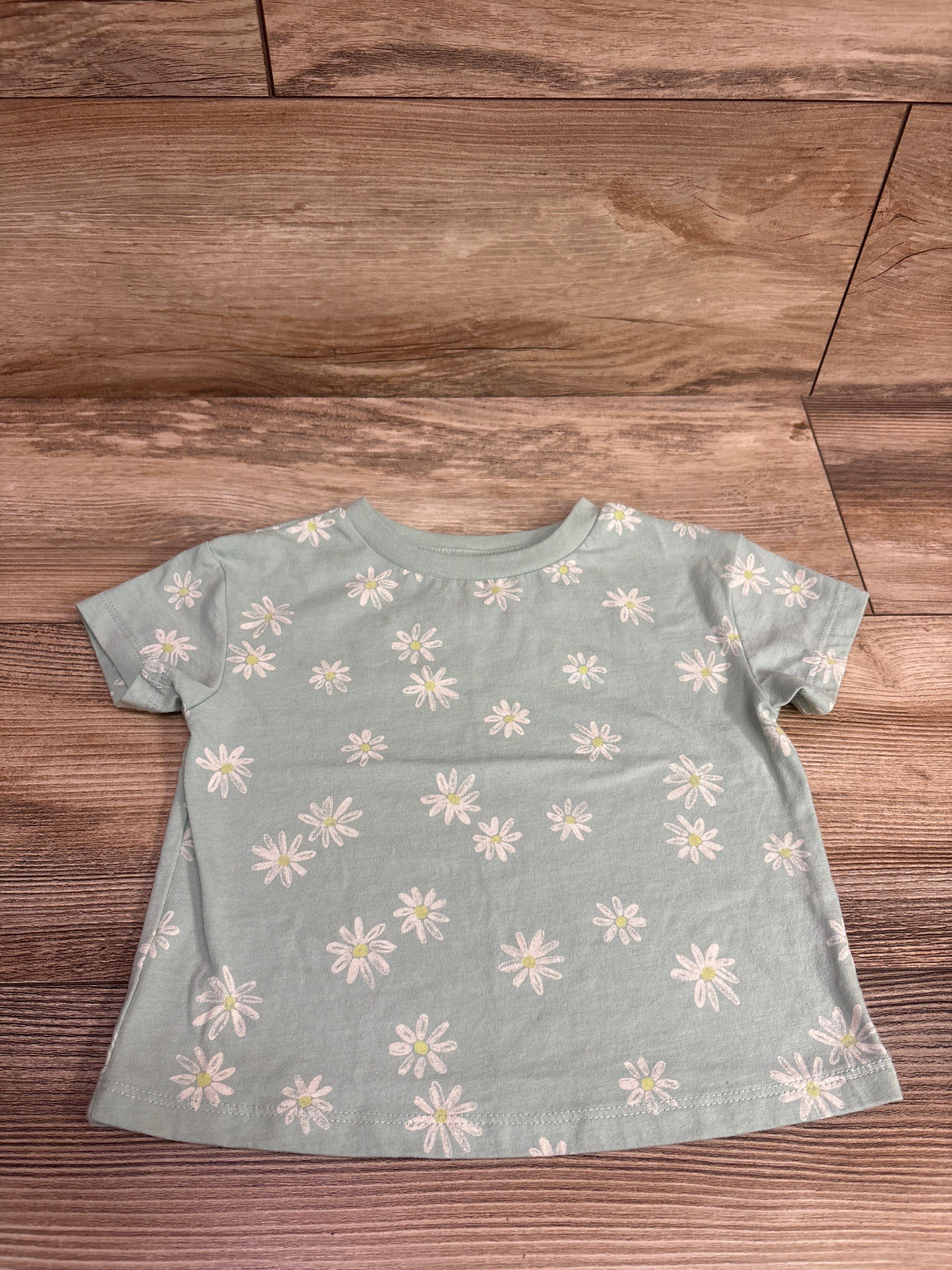 Cat & Jack Floral Shirt Mint sz 2T