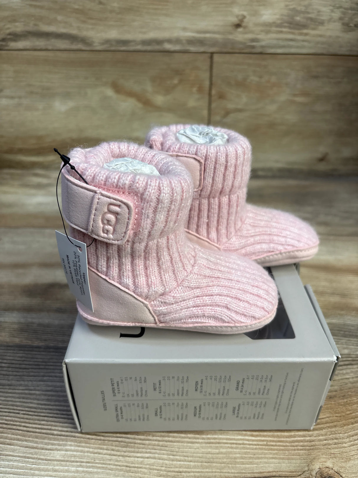 NEW Ugg Skylar Slipper Booties Pink sz 2/3c
