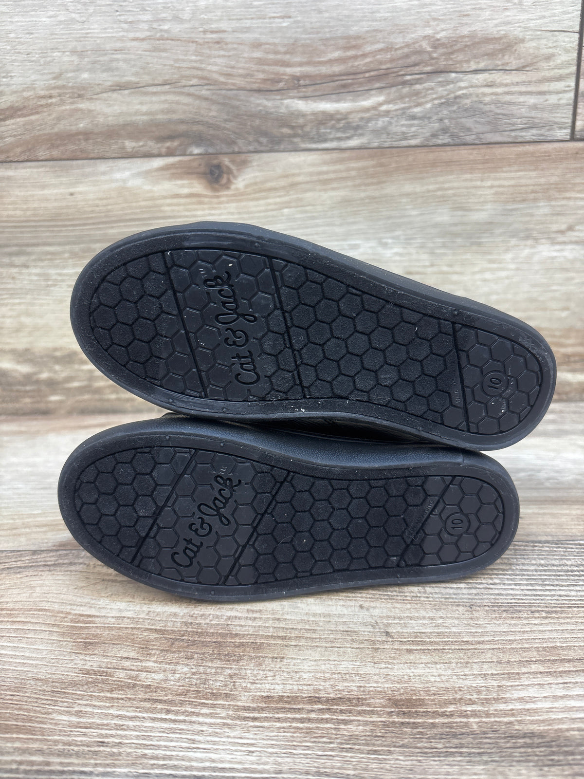 Cat & Jack Parker Double-Strap Sneakers Black sz 10c