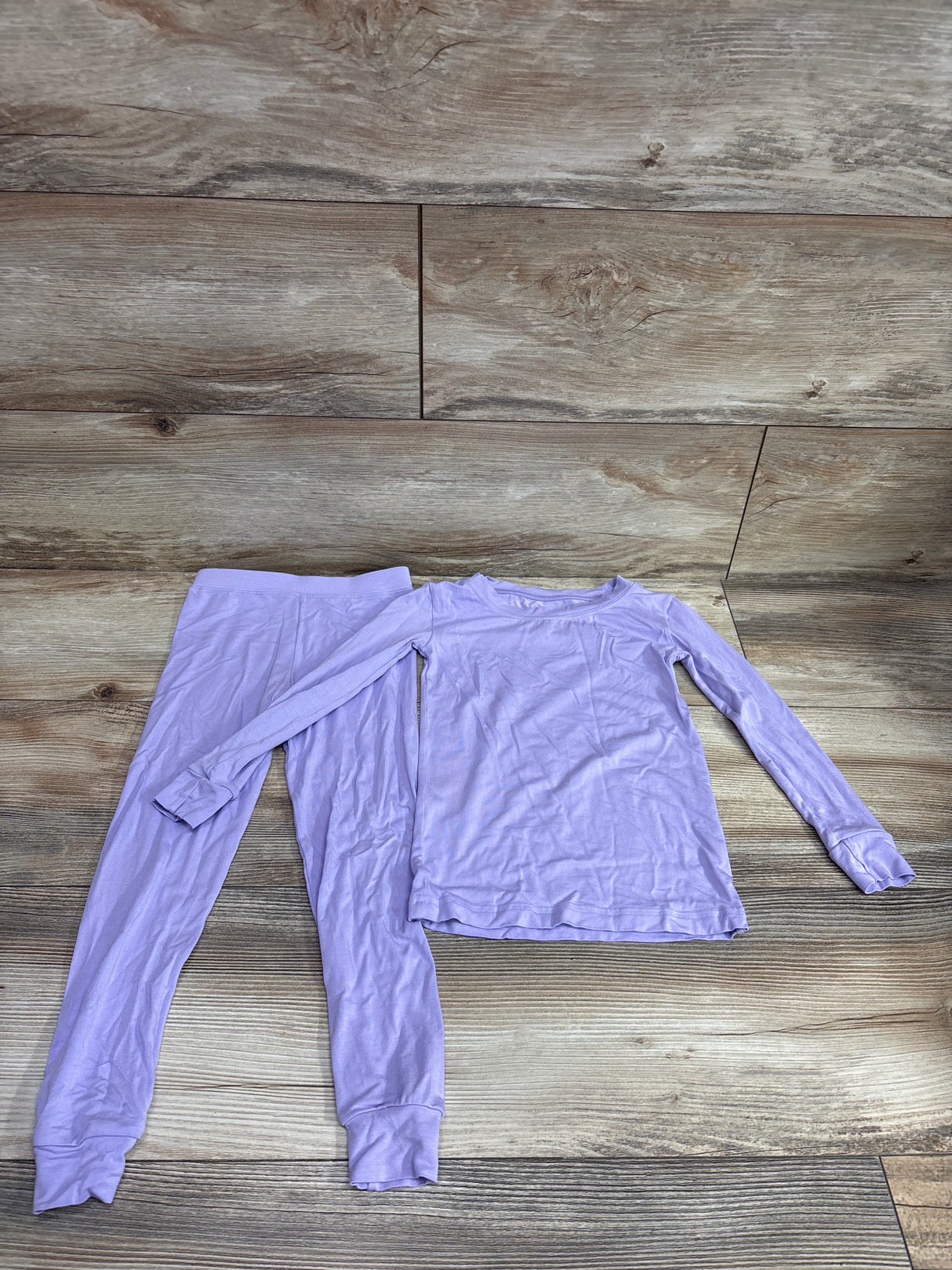 Little Sleepies 2pc Bamboo Pajama Set Purple sz 3T