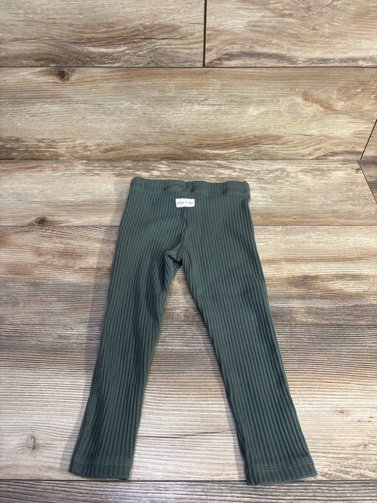 Zara Ribbed Leggings Olive sz 2T
