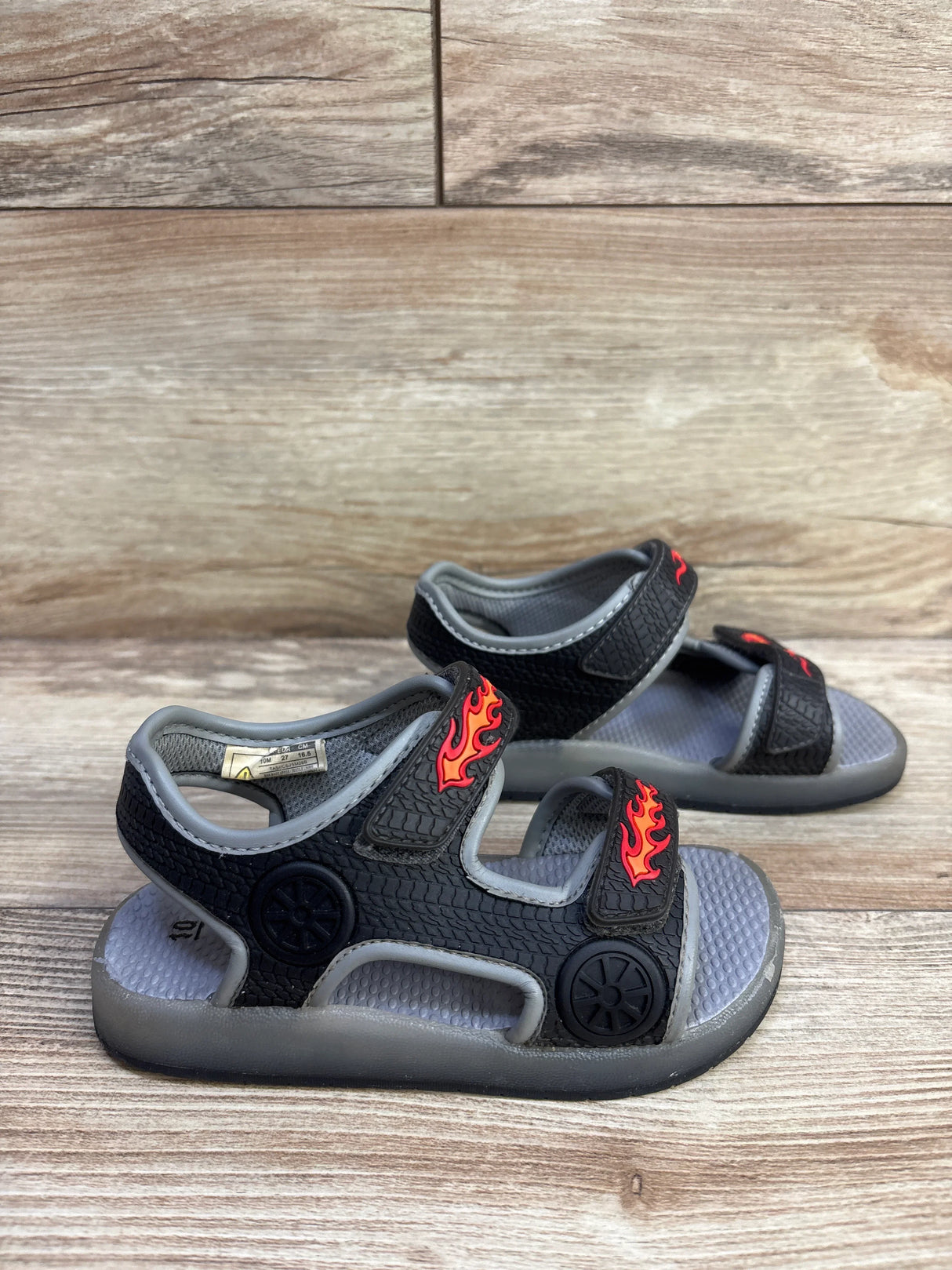 Carter's Double Strap Sandals Black sz 10c