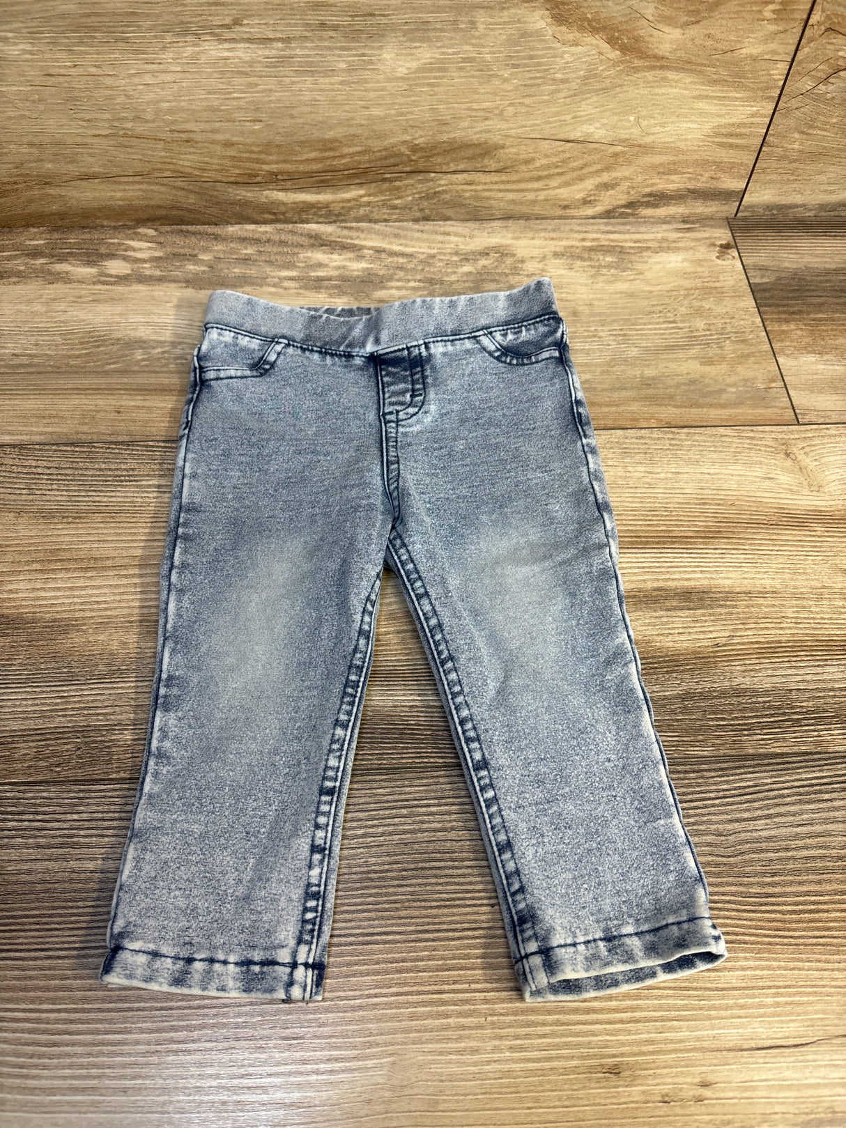 H&M x Gun's N Roses Acid Washed Jeggings Light Blue sz 9m