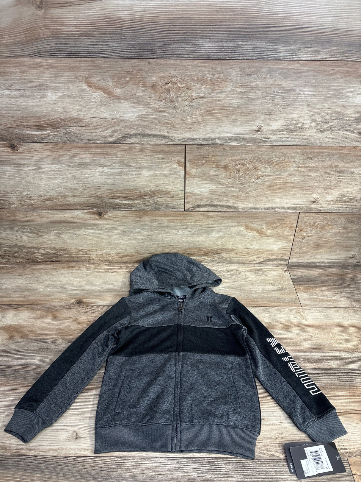 NEW Hurley Full Zip H20-Dri Jacket Grey sz 4T