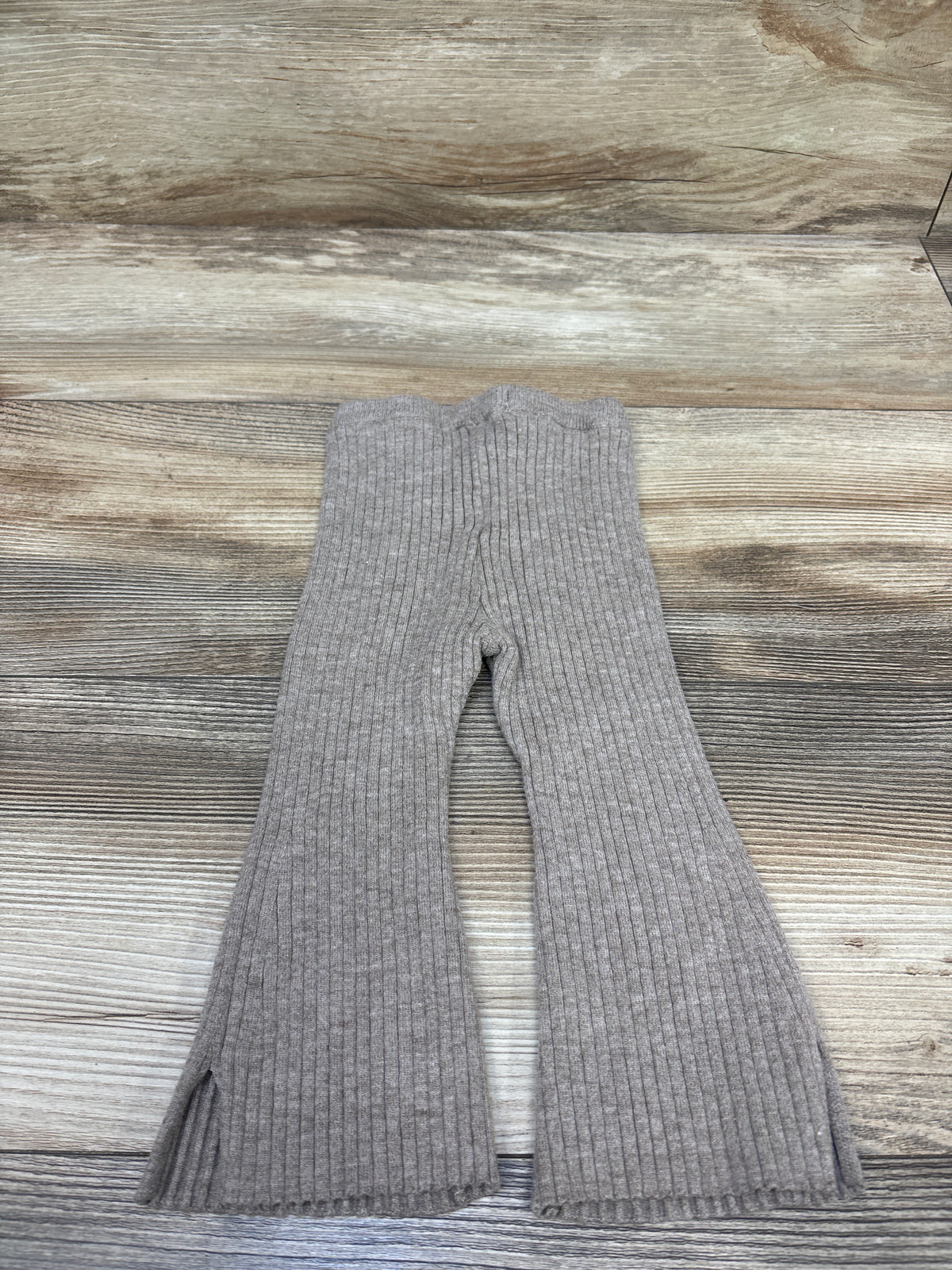 Zara Ribbed Flare Leggings Beige sz 9-12m