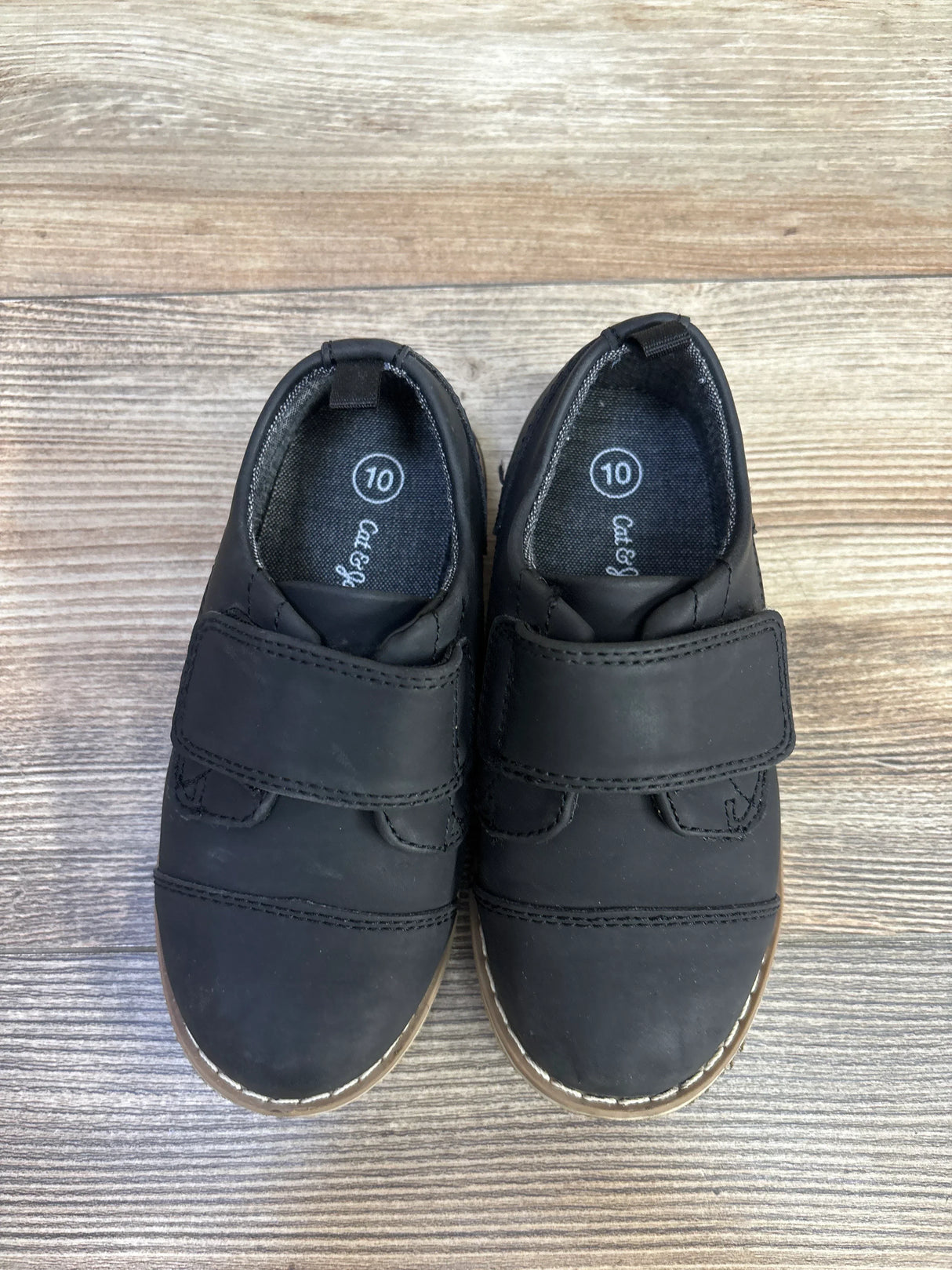 Cat & Jack Adonis Derby Shoes Black sz 10c