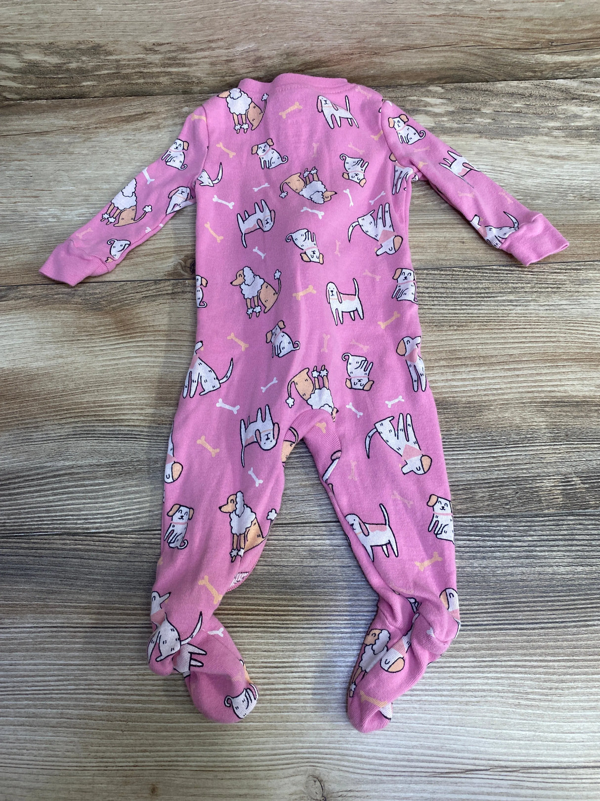 DIP Dog Print Sleeper Pink sz 3-6m - Me n Mommy To Be