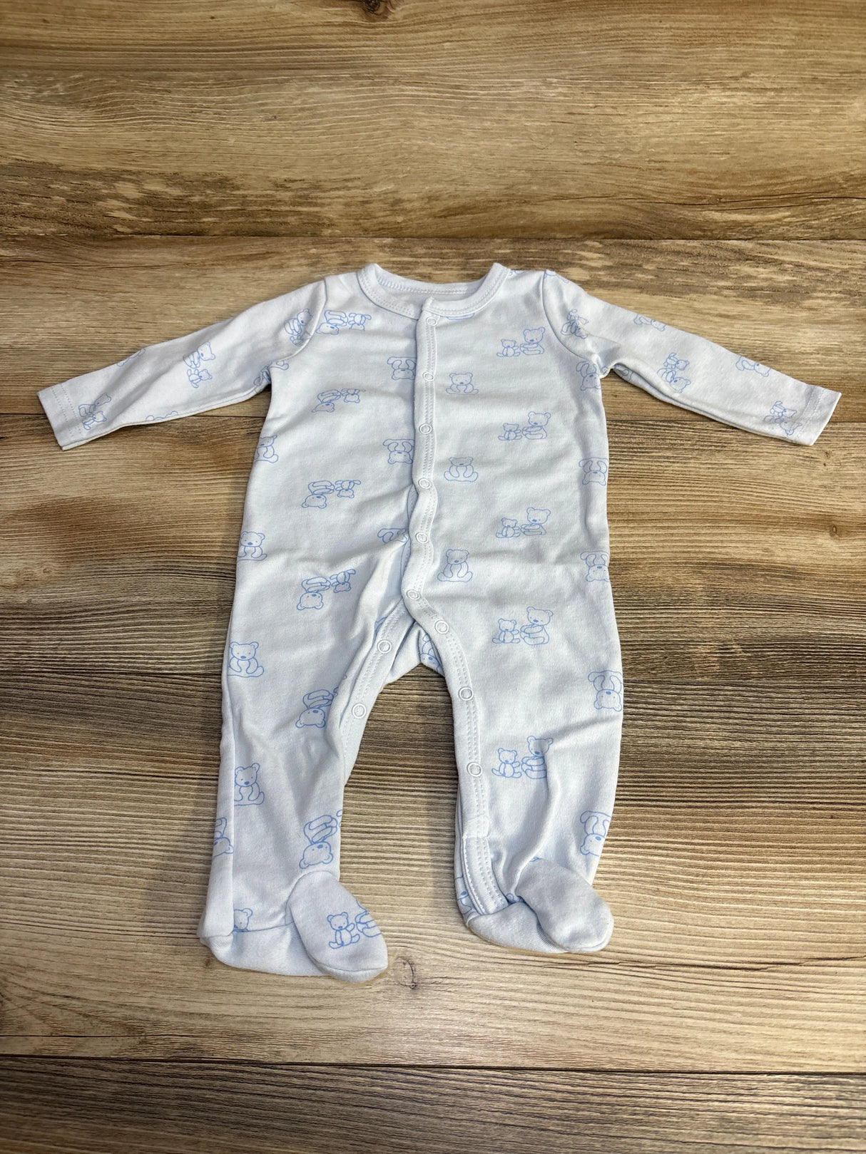 Sterling Baby Bear Print Sleeper Blue sz 9m - Me n Mommy To Be