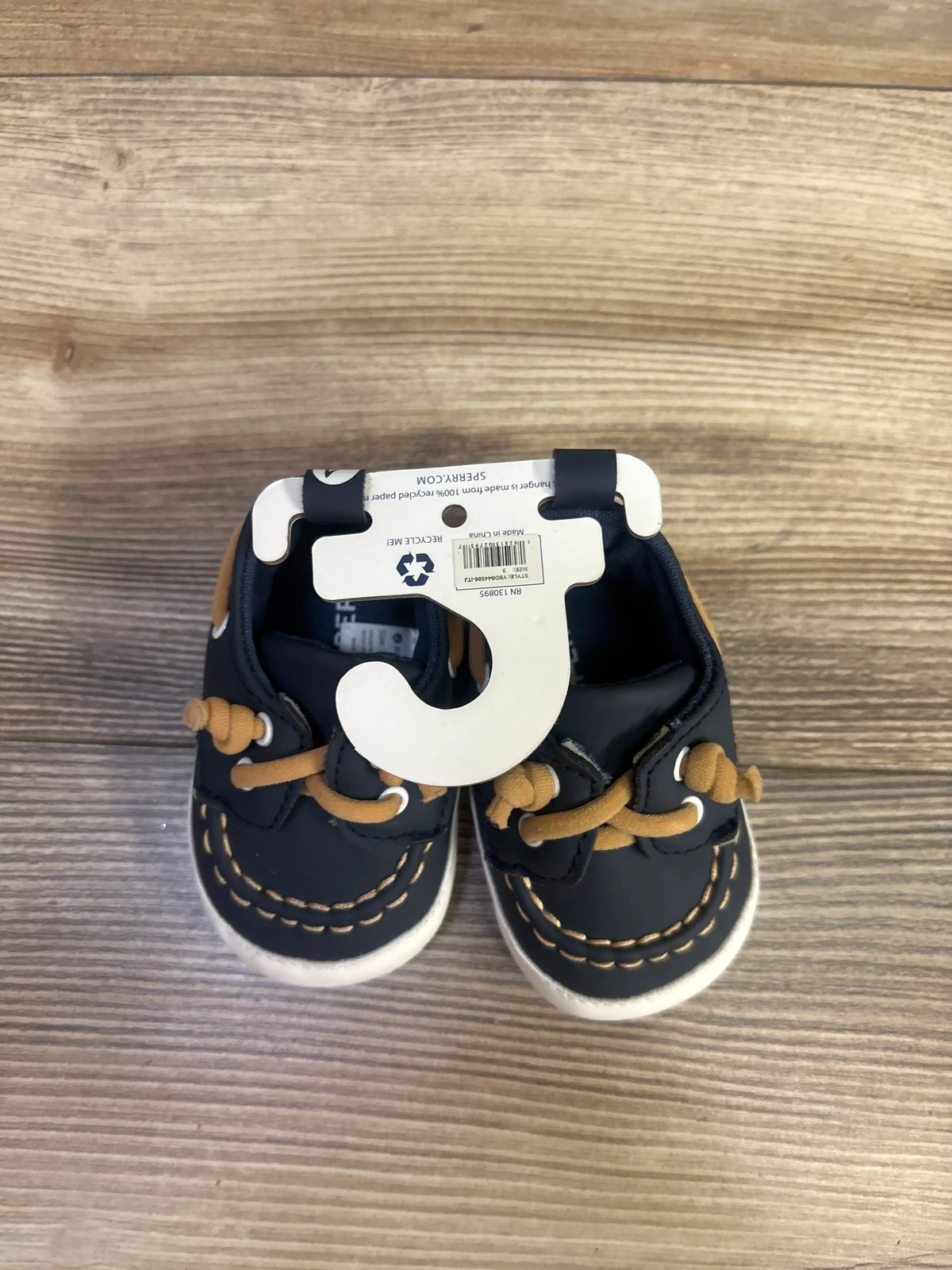 NEW Sperry Crib Boat Shoes Navy sz 3c