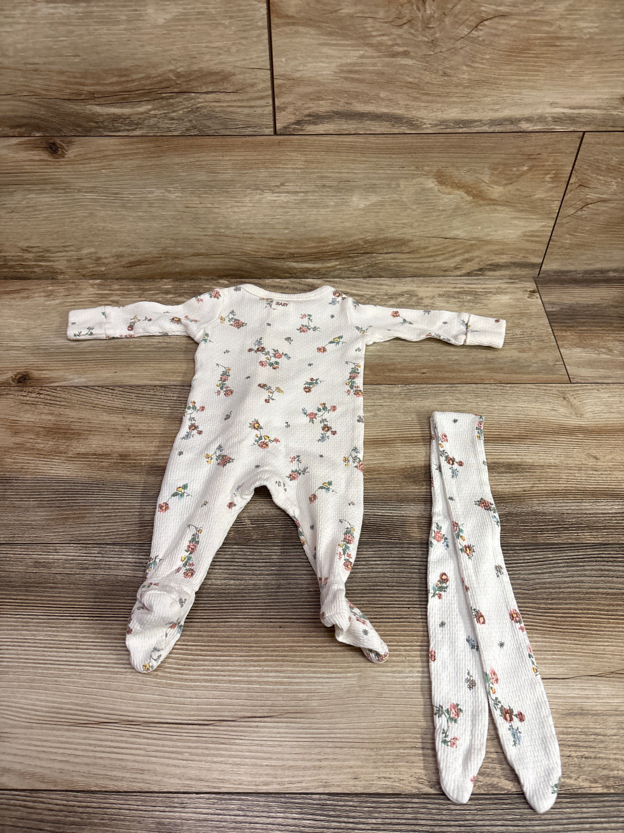 Cotton On Baby Organic 2pc Sleeper & Headband Set White sz Newborn