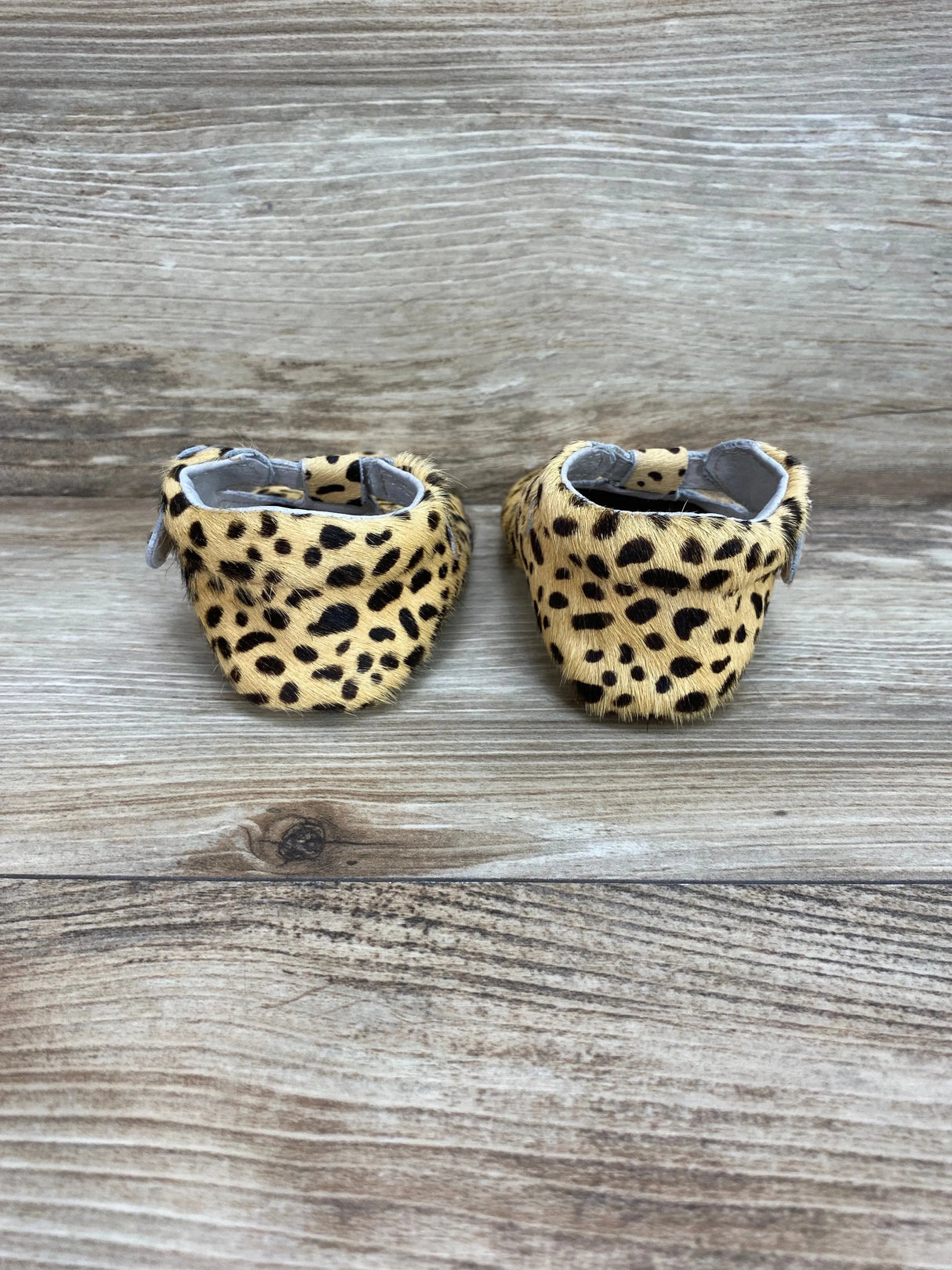 Baby Moccs Leopard Print Moccs Beige Sz 18-24m - Me n Mommy To Be