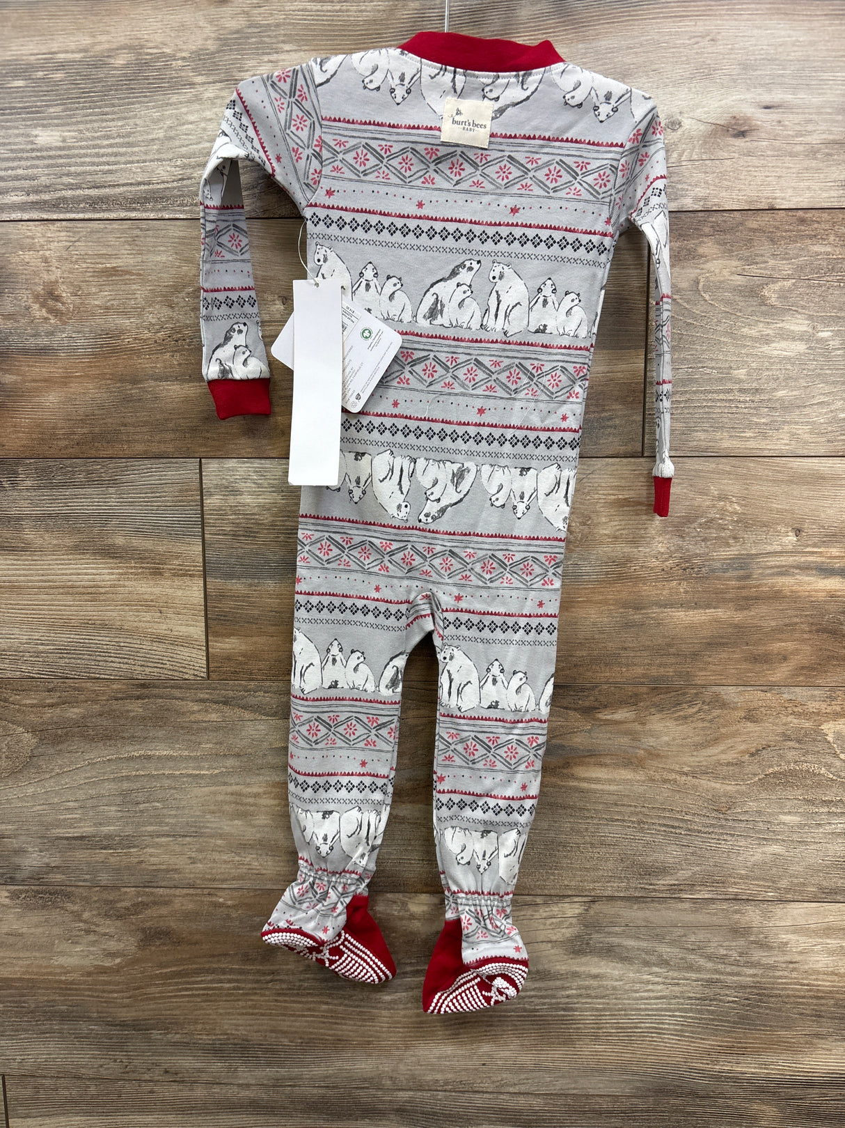 NEW Burt's Bees Baby Sleeper Grey sz 18m