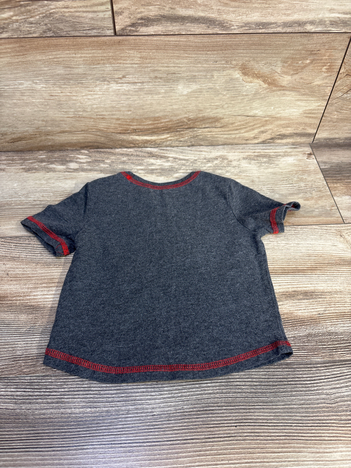 Disney Baby Embroidered Mickey Mouse Shirt Grey sz 12m