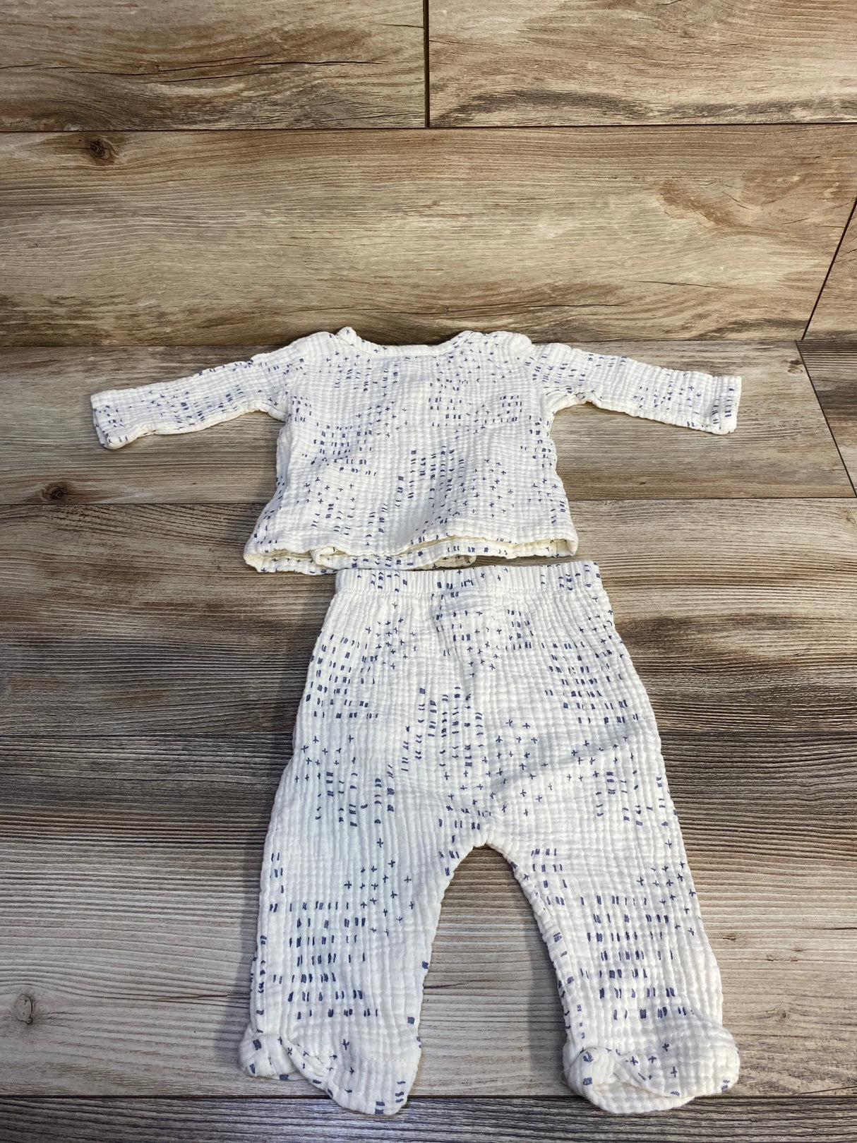 Grayson Collective 2pc Kimono Shirt & Pants Set sz 0-3m