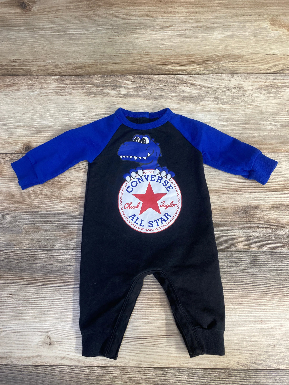 Converse Dino Coverall Blue/Black sz 3m - Me n Mommy To Be