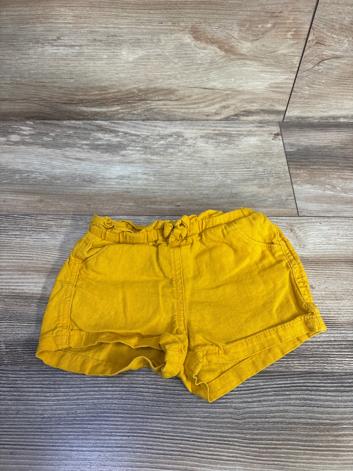 Old Navy Linen-Blend Shorts Yellow sz 18-24m