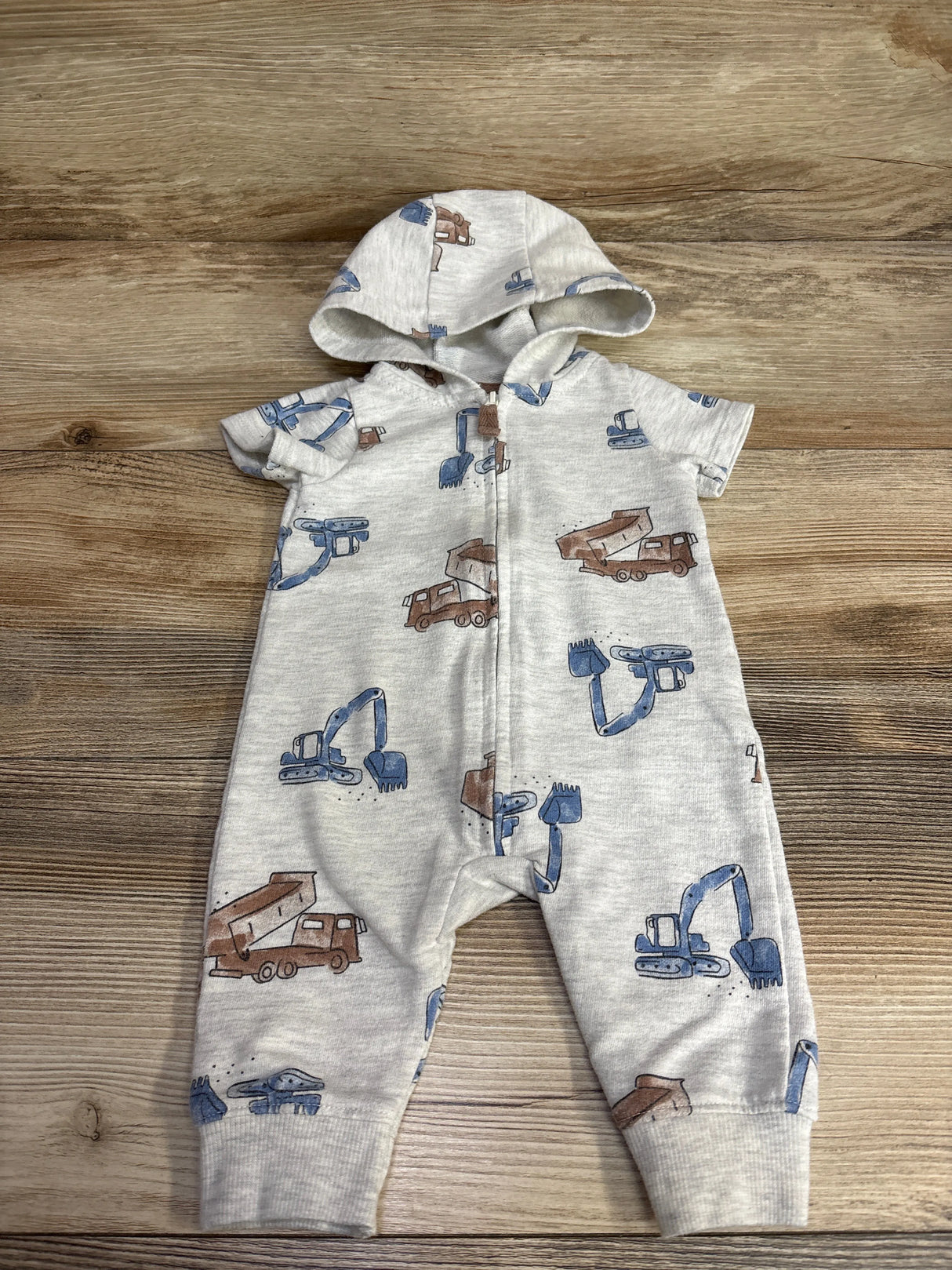 Carter's Excavator Hooded Coverall Grey sz 3m
