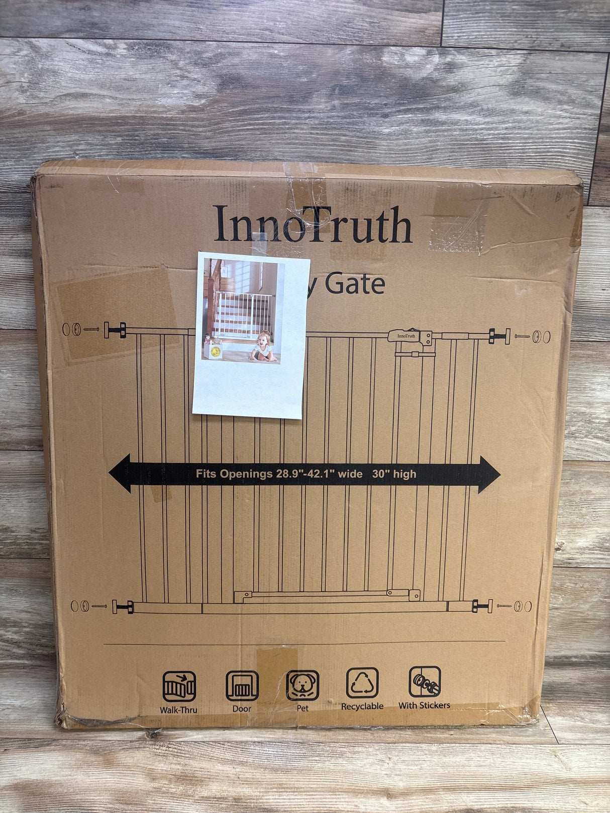 NEW InnoTruth Safety Gate White