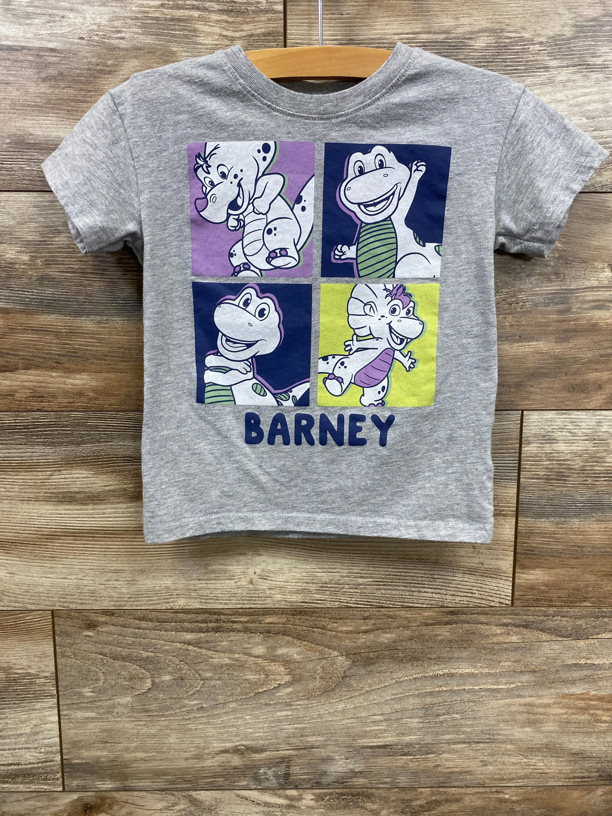 Barney Graphic Shirt Grey sz 5T