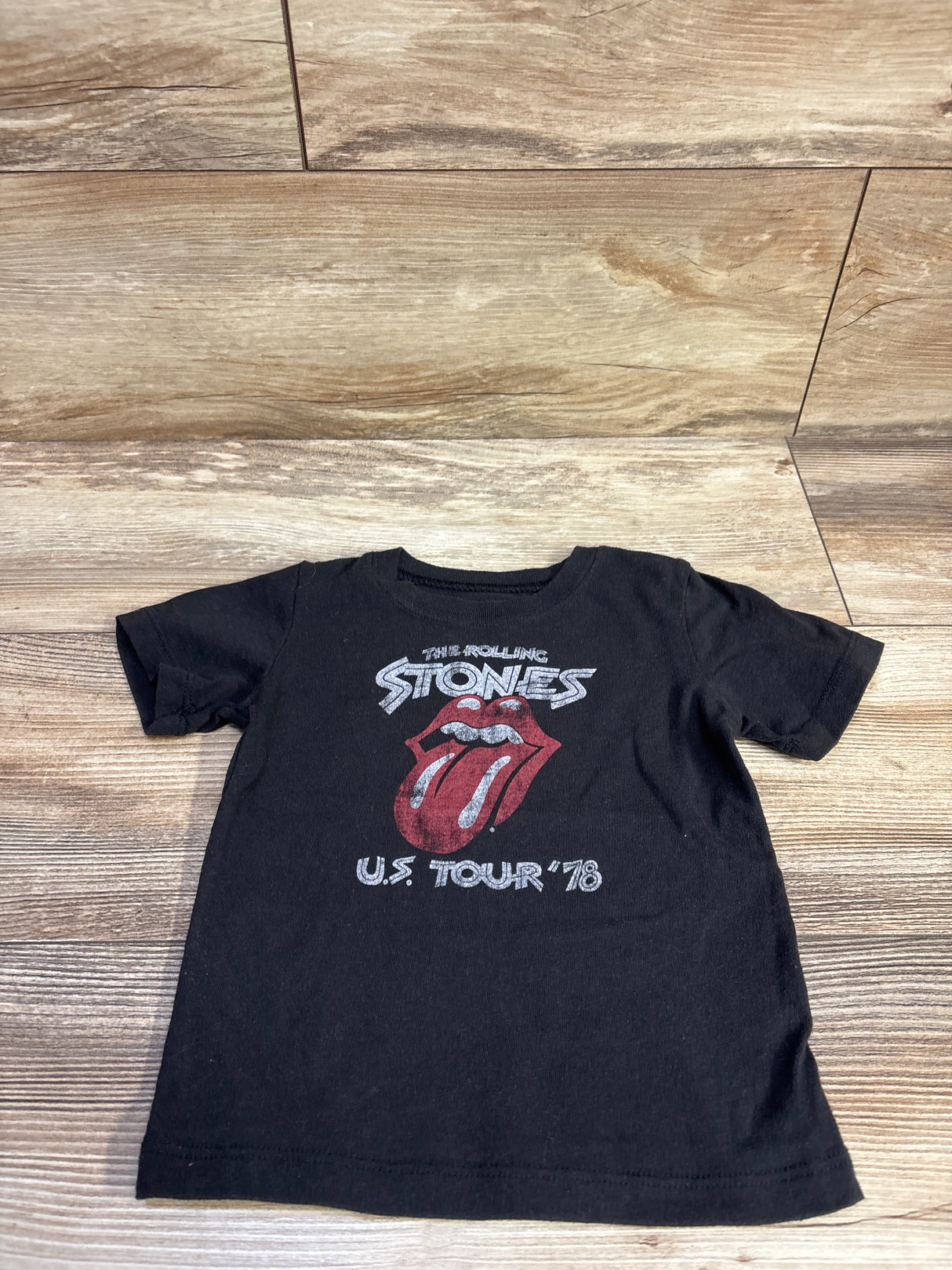 The Rolling Stones Shirt Black sz 2T