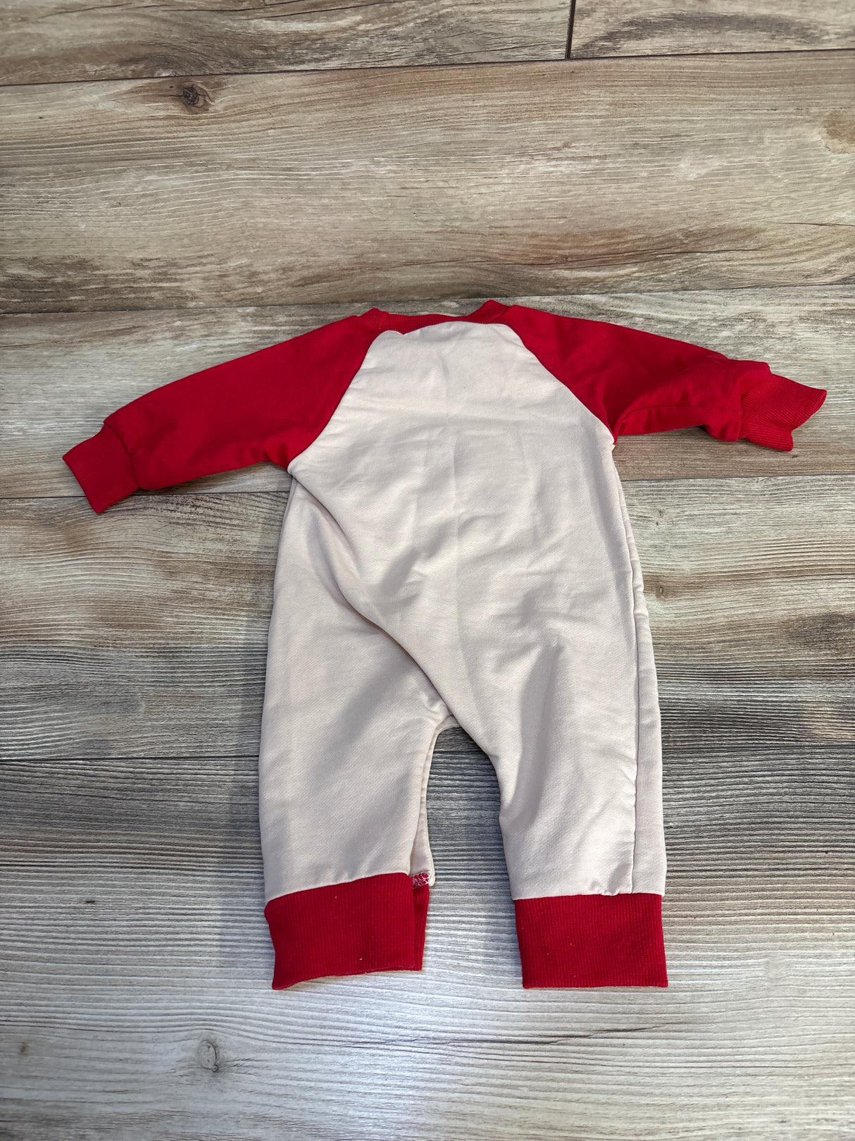 Textured Love Coverall Red sz 0-3m