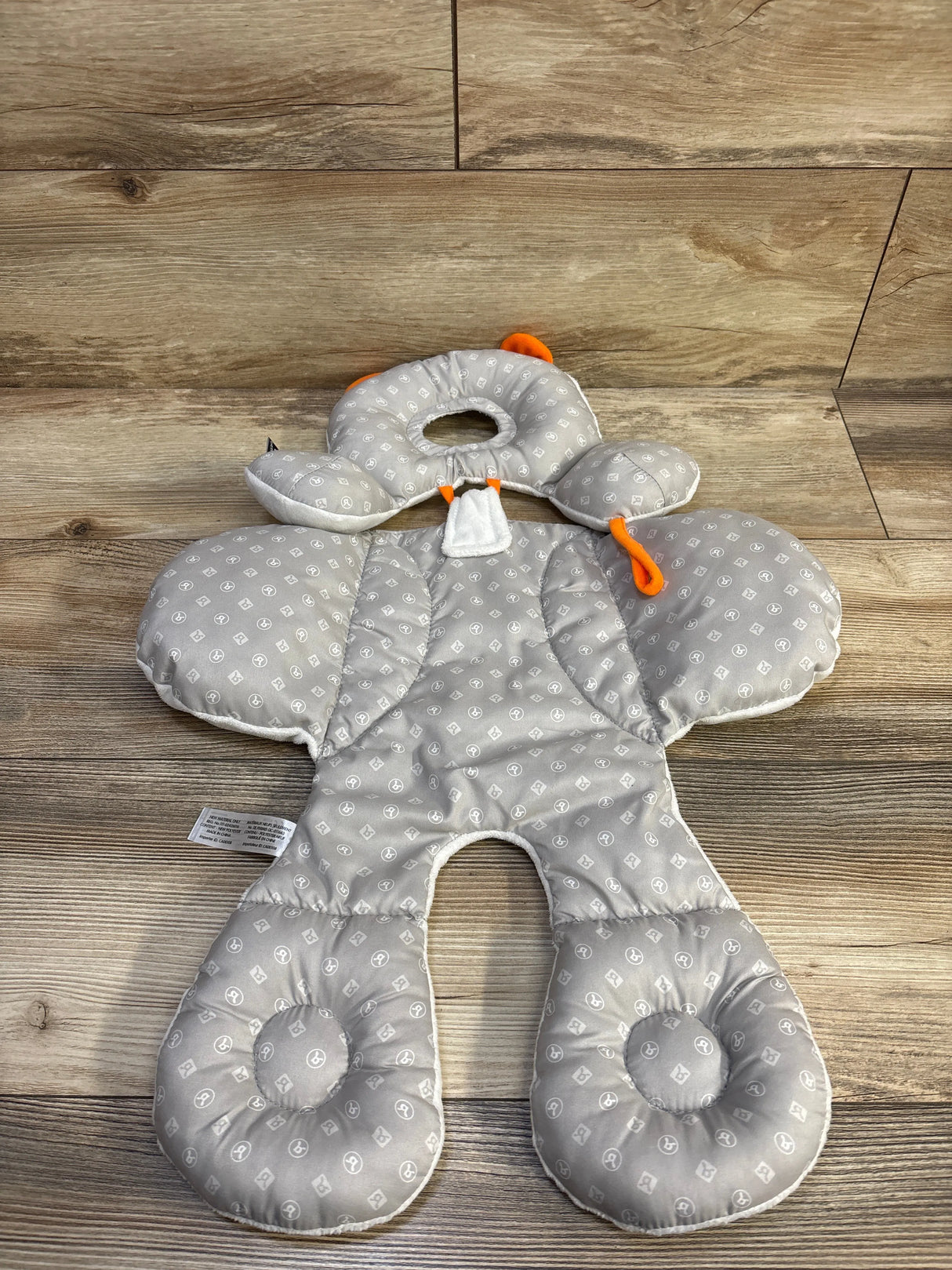 BenBat Total Body Baby Support Pillow for Stroller/Car Seat Grey